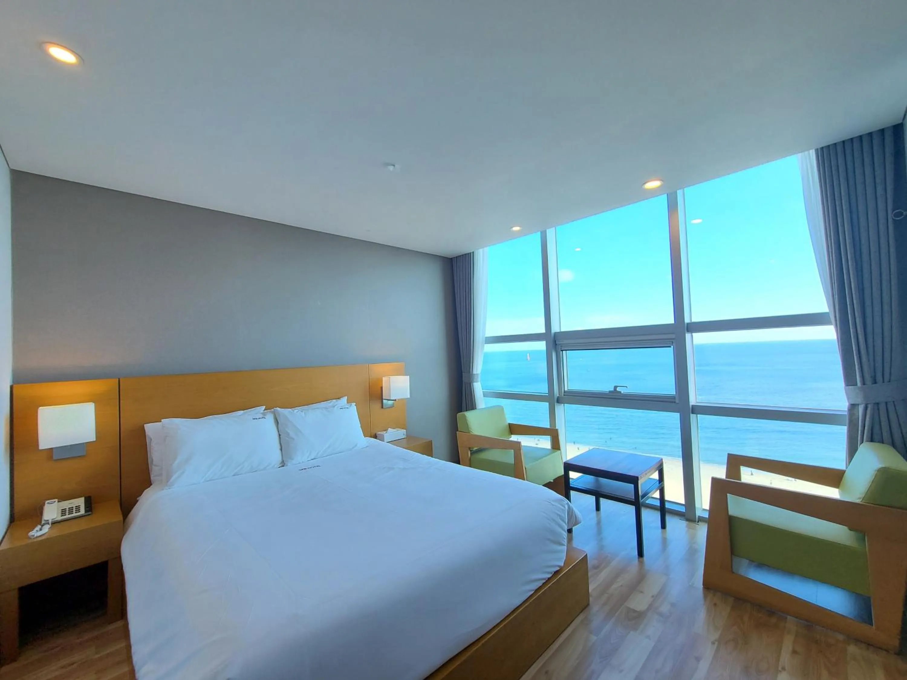 Bed in MS Hotel Haeundae