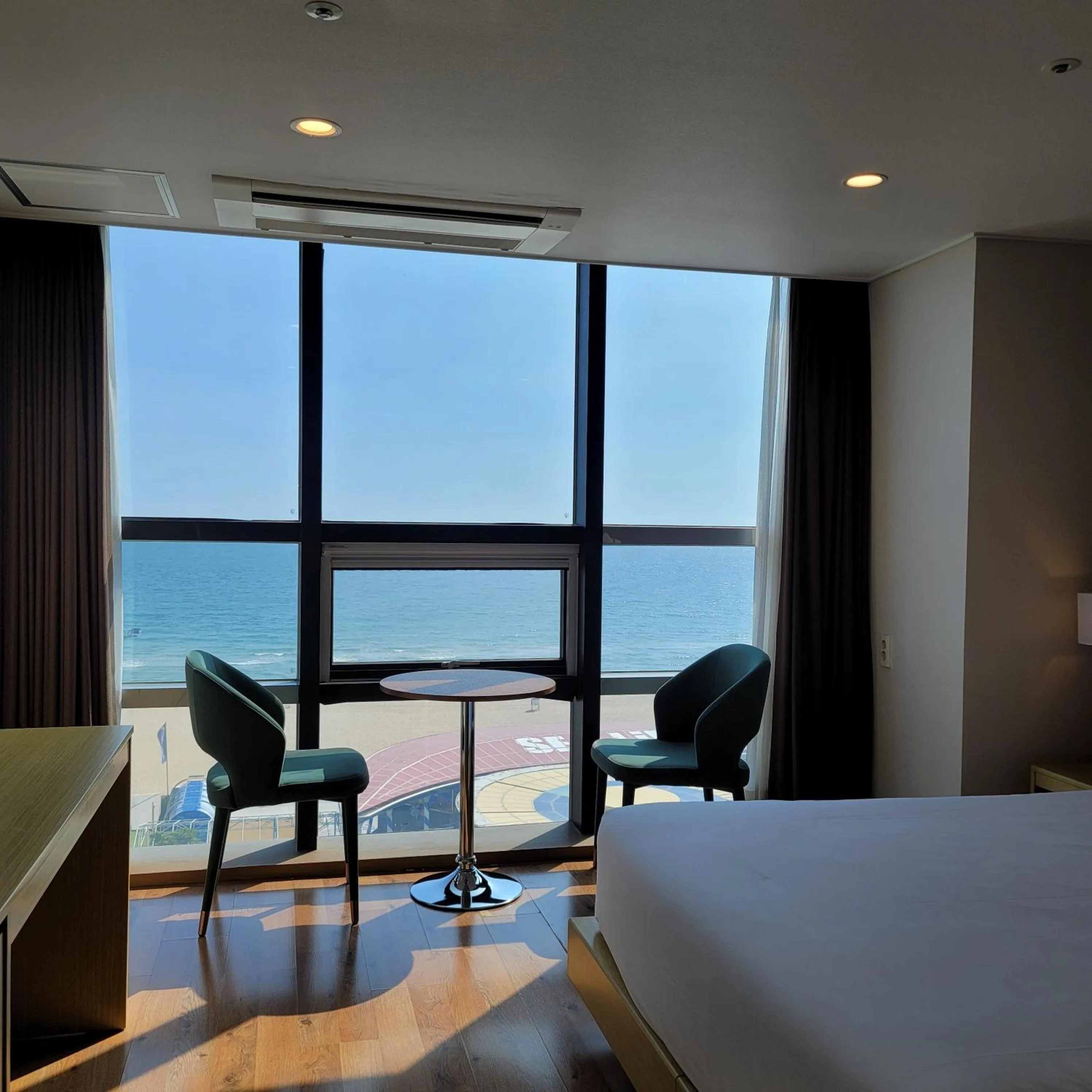 Bed in MS Hotel Haeundae