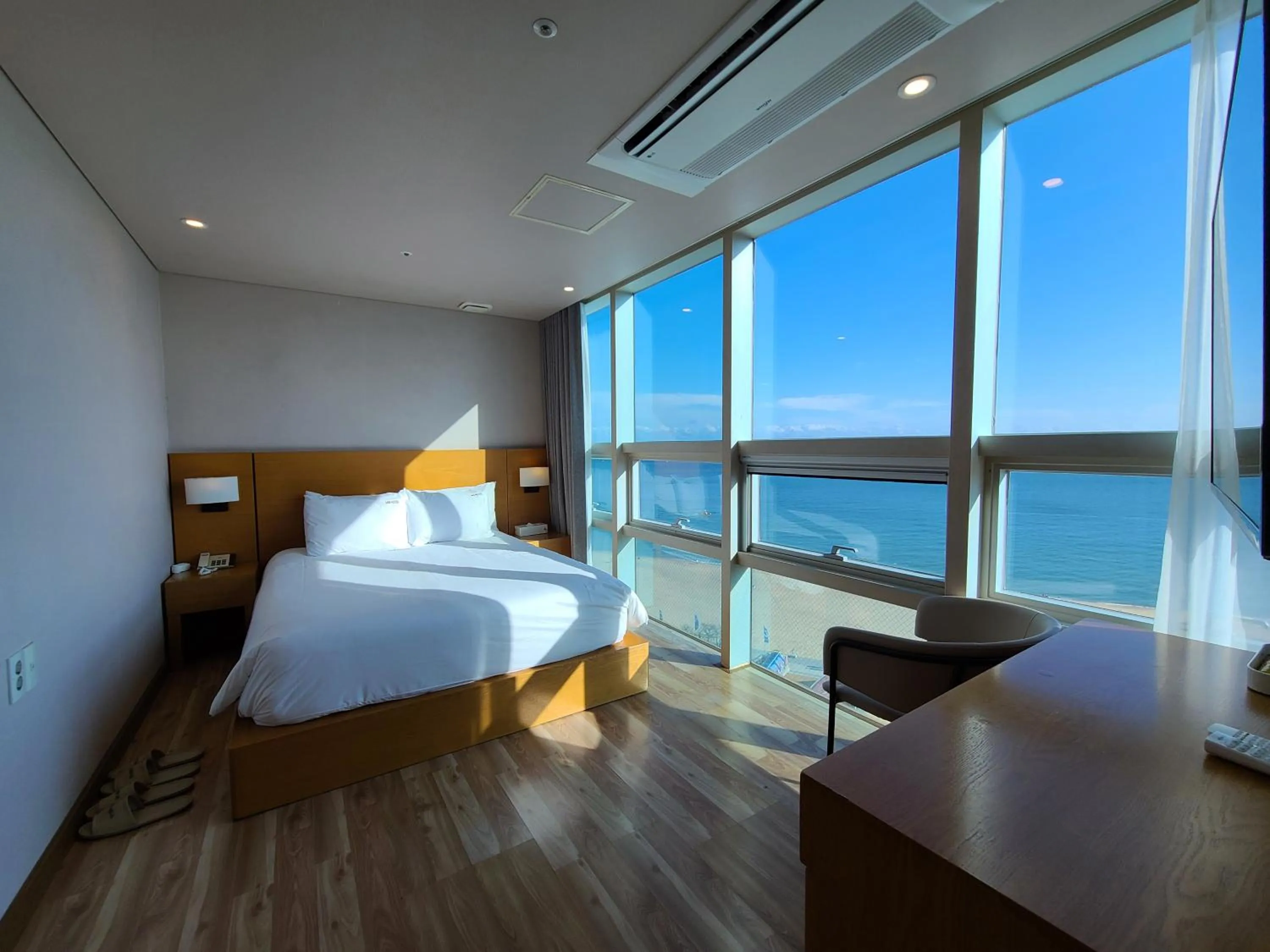 Bed in MS Hotel Haeundae