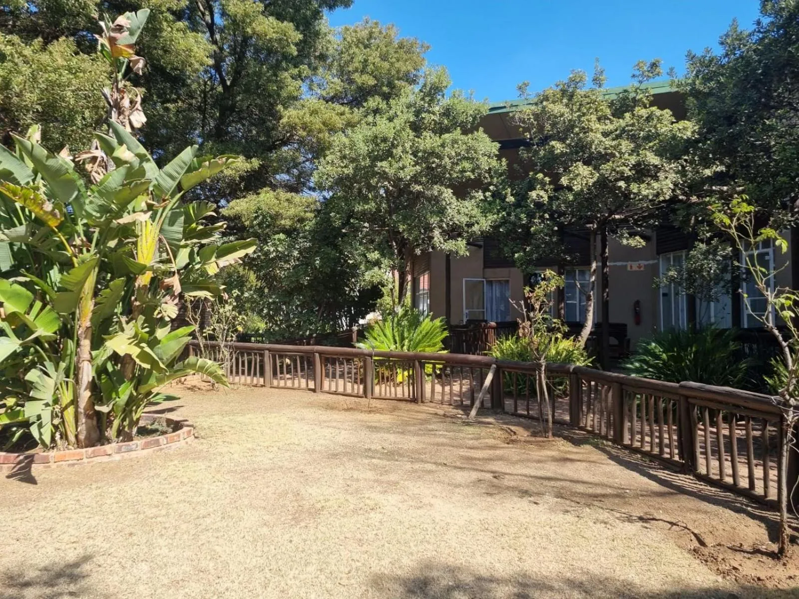 Garden view in Emerald Guesthouse