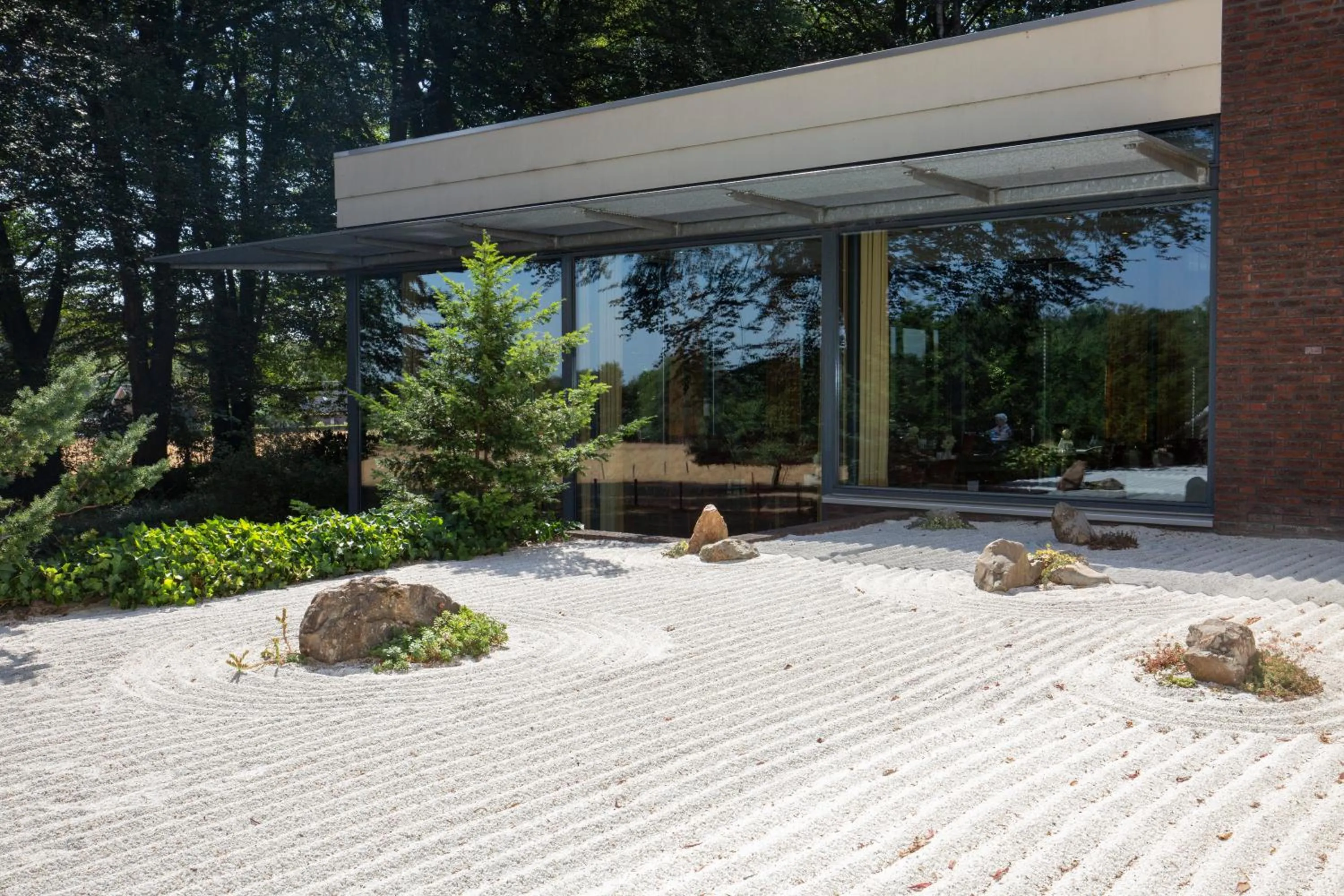 Garden in Fletcher Hotel Restaurant Paasberg