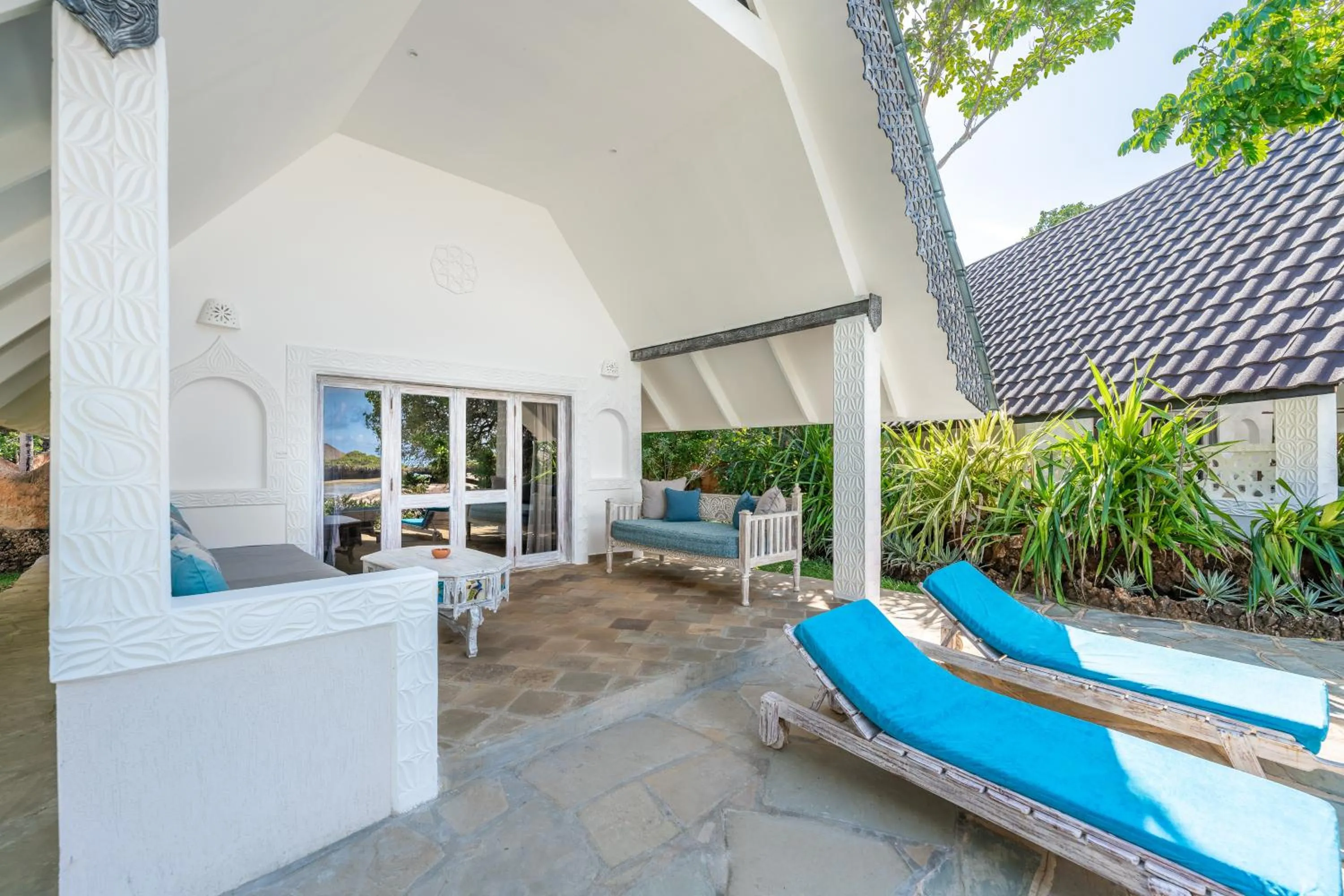 Patio in Chale Island Resort