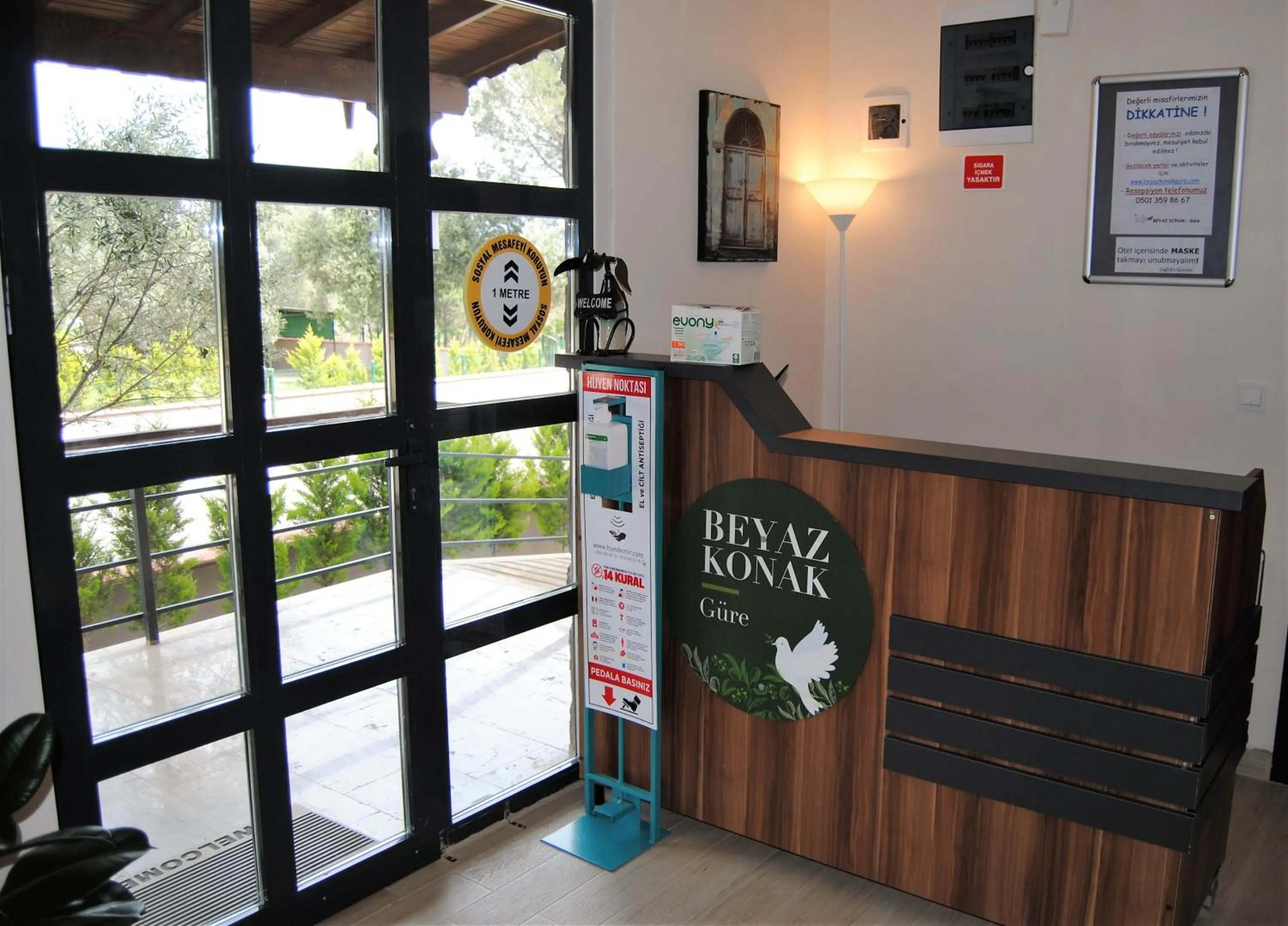 Lobby or reception in BEYAZ KONAK Güre