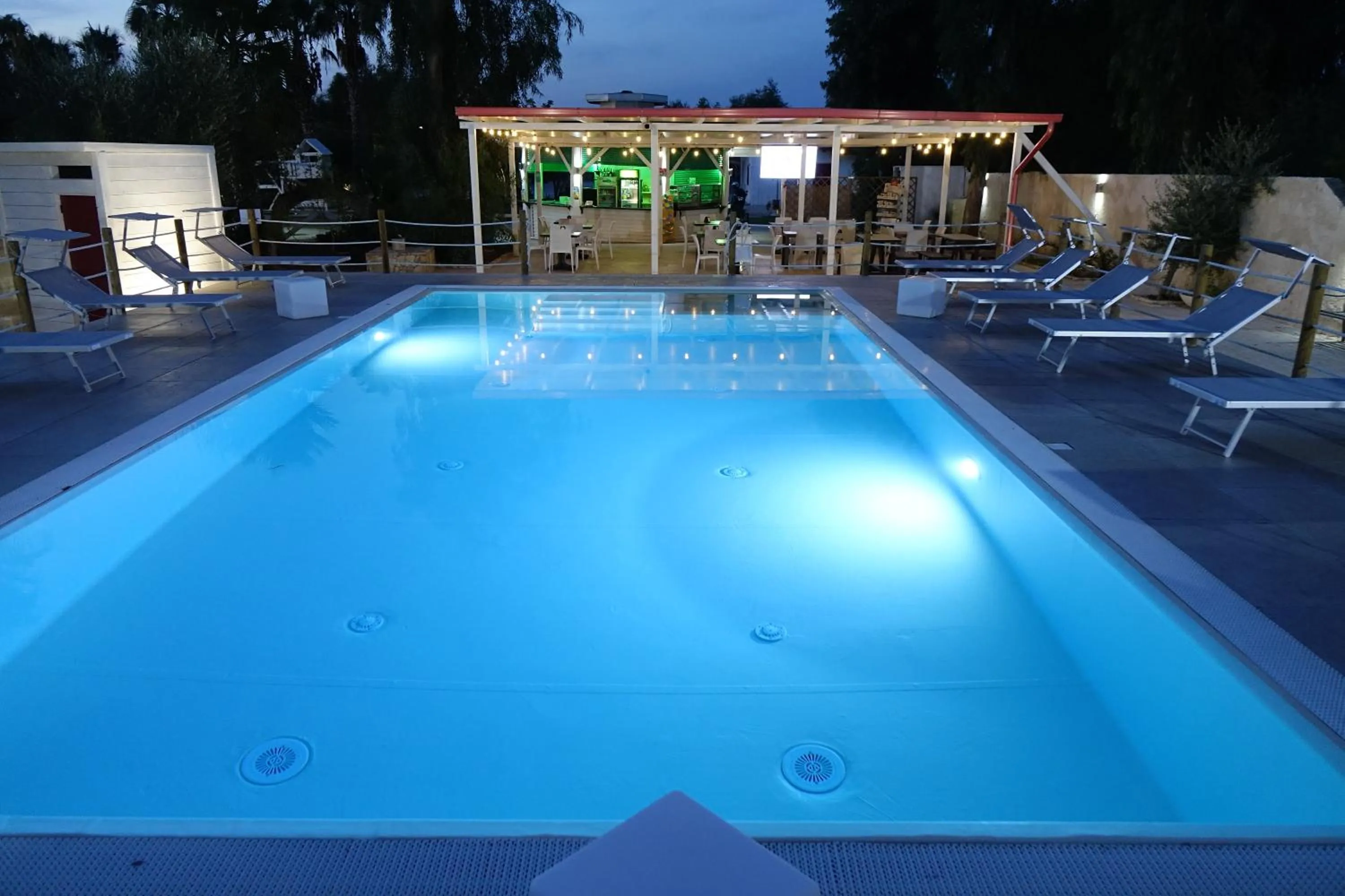 Pool view in Giardini Sausari Residence