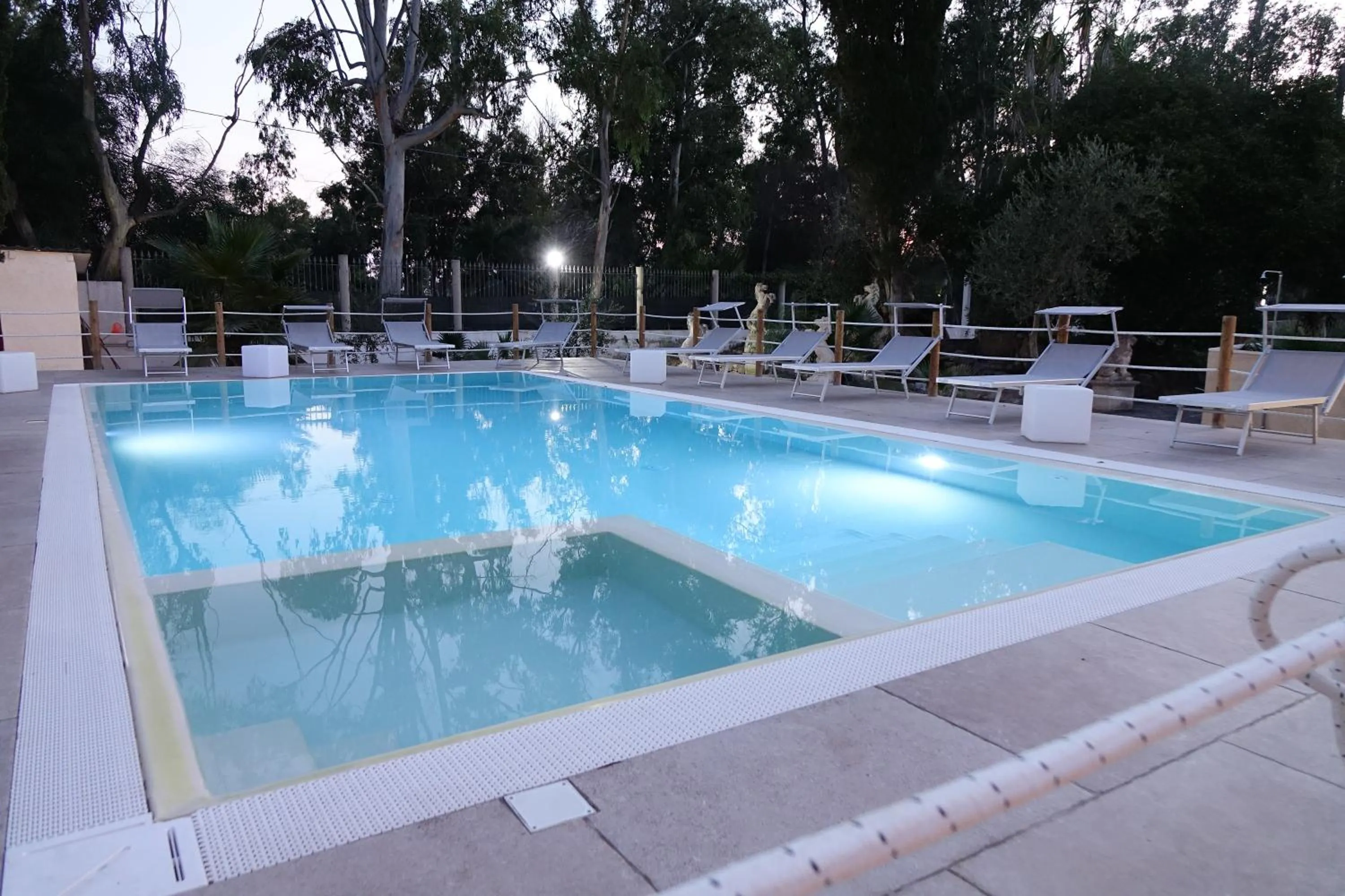 Pool view in Giardini Sausari Residence