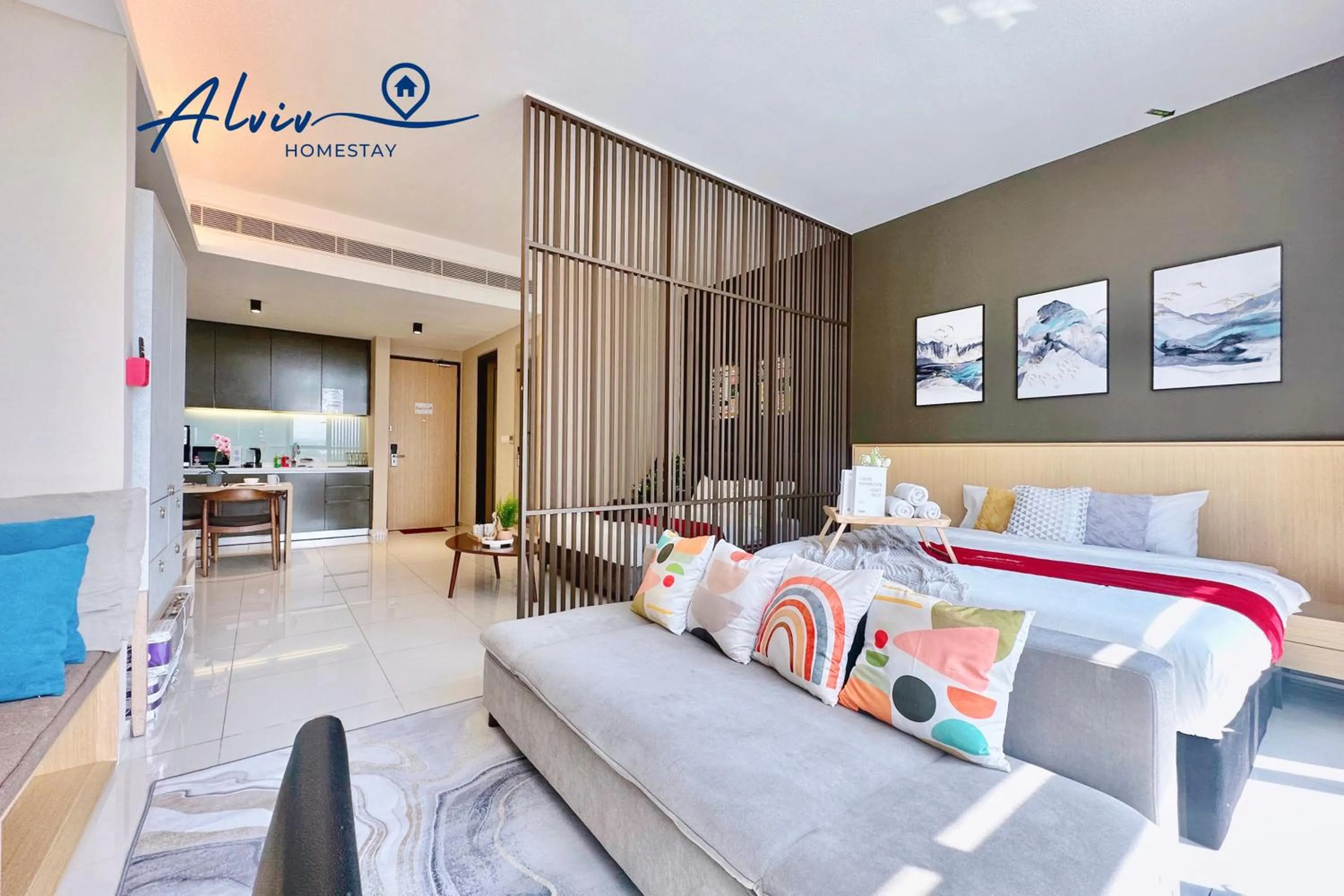 Bed in 4 Star Family Suite Jonker by Alviv