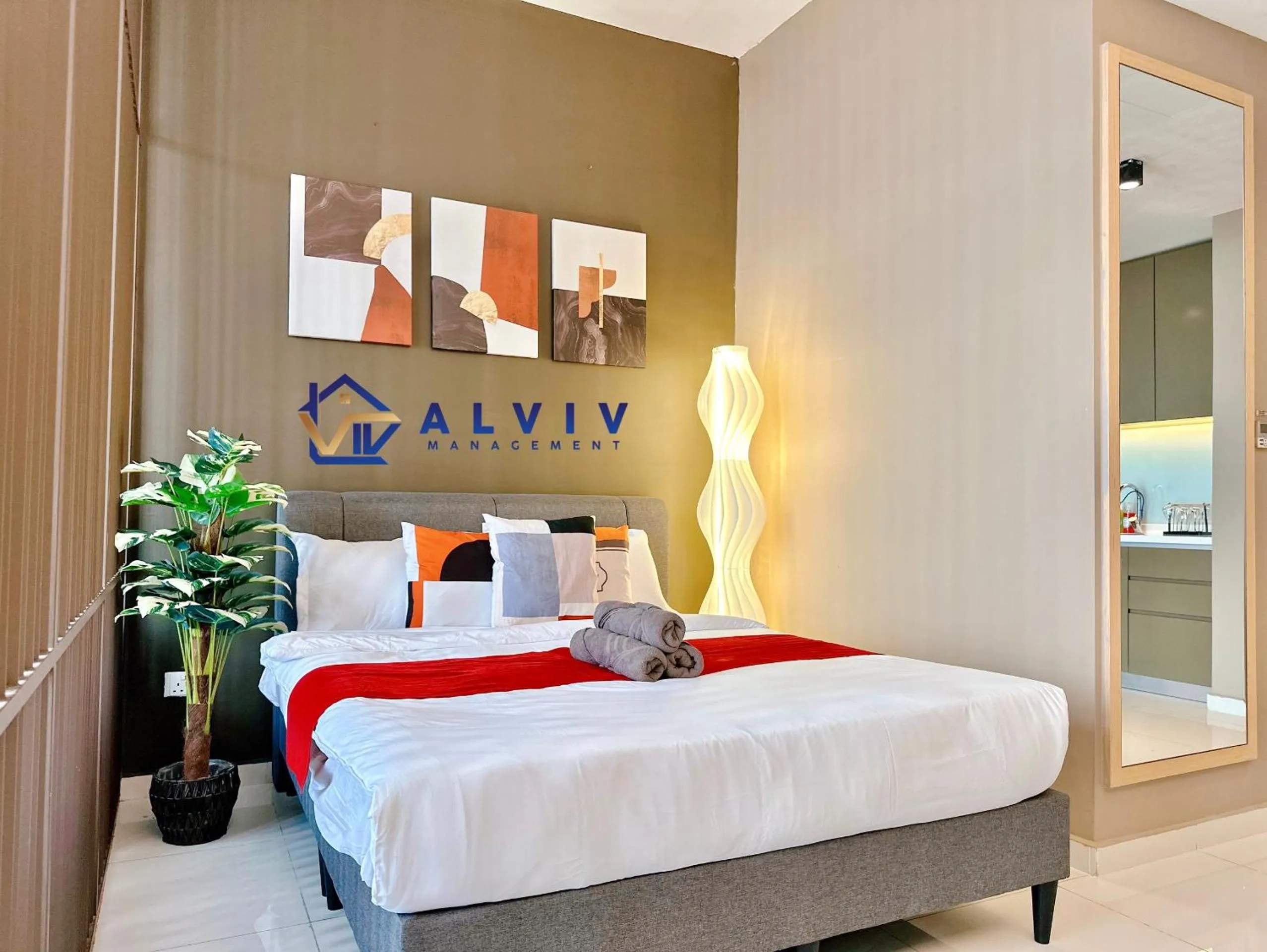 Bed in 4 Star Family Suite Jonker by Alviv