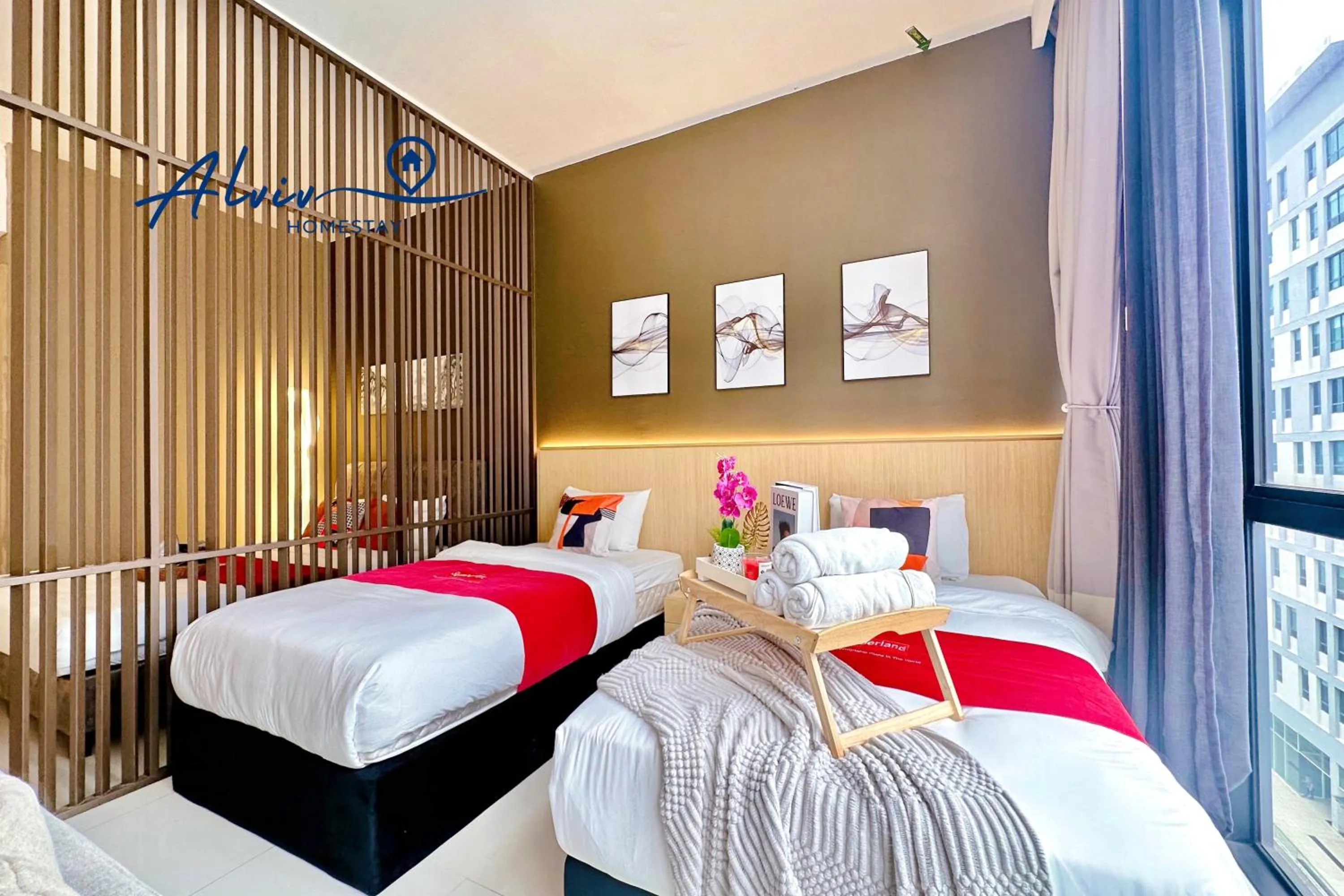 Bed in 4 Star Family Suite Jonker by Alviv