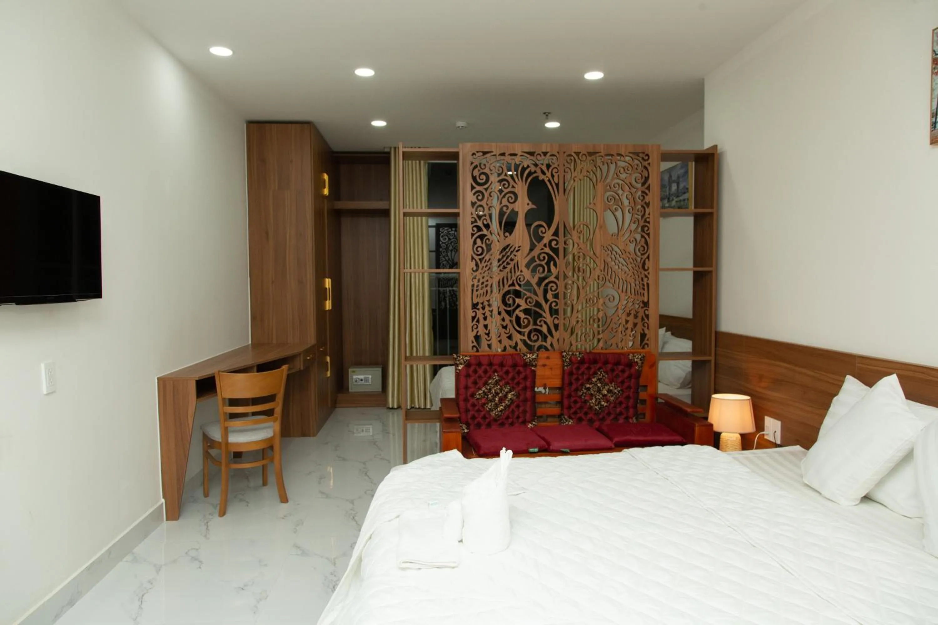 Bed in Thiên Tài Hotel