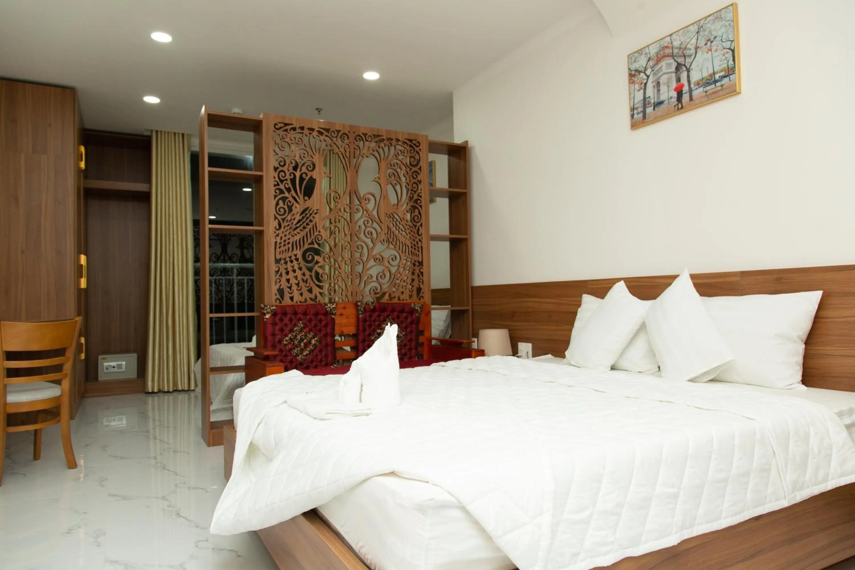 Bed in Thiên Tài Hotel