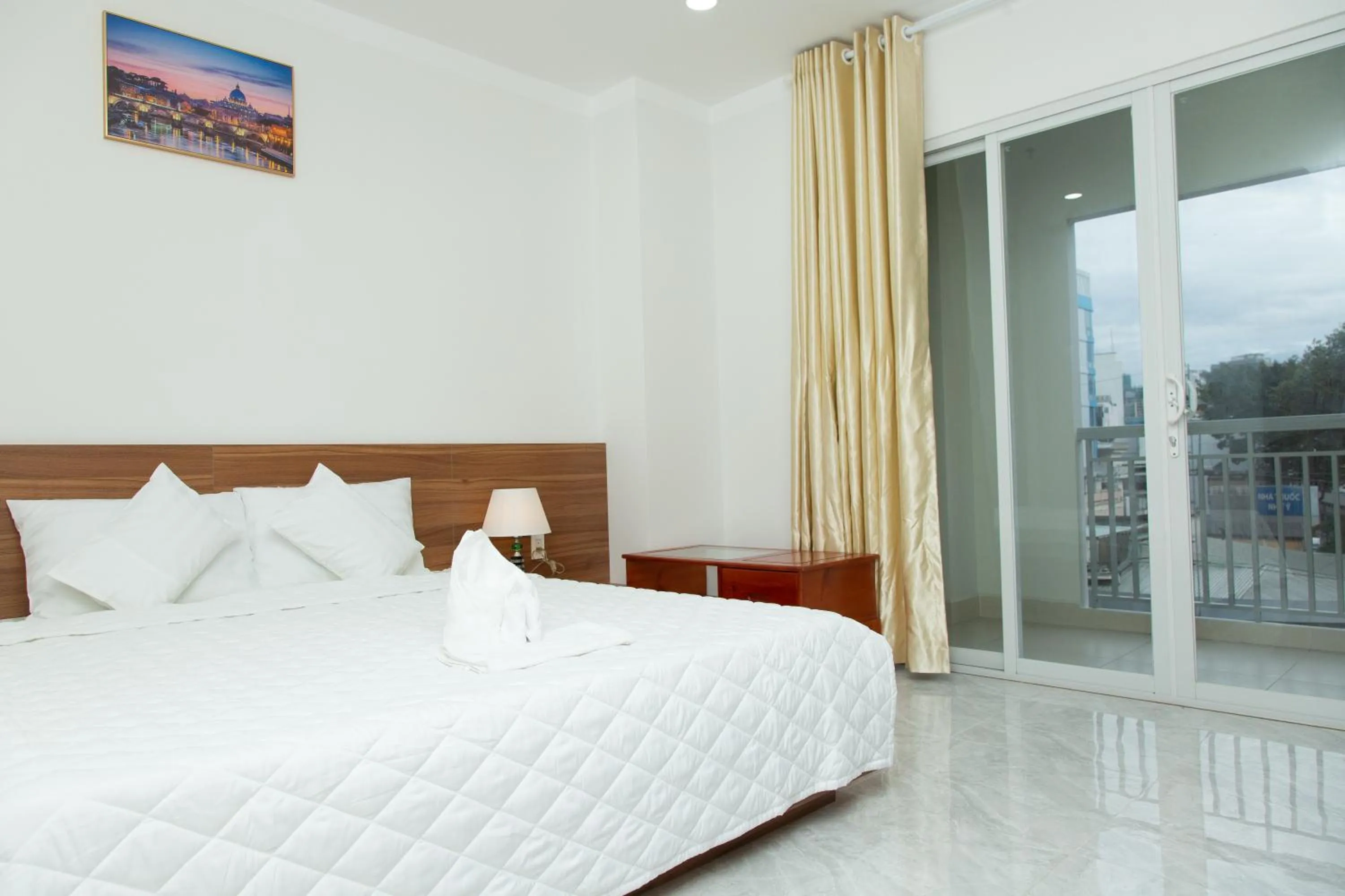 Bed in Thiên Tài Hotel