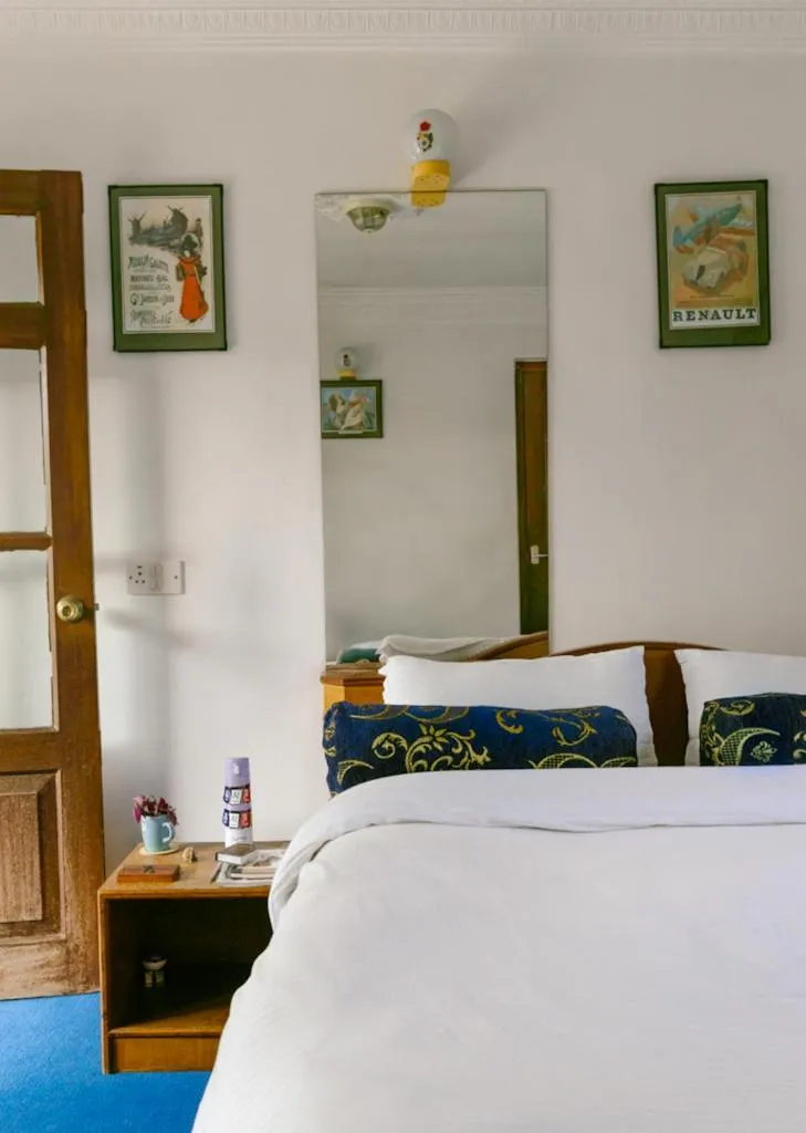 Bed in Vagabond Guest House