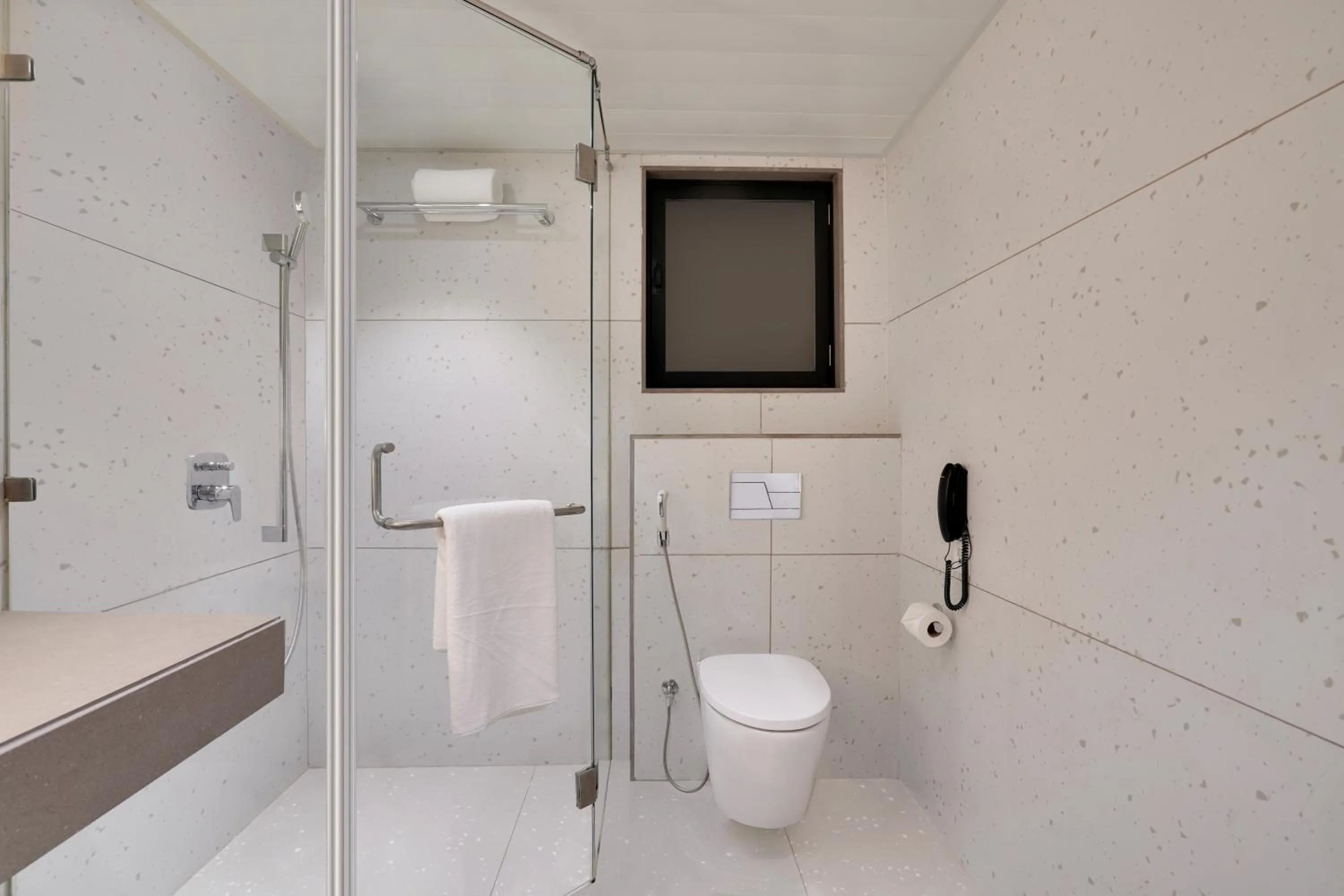 Bathroom in Lemon Tree Hotel, Rajkot