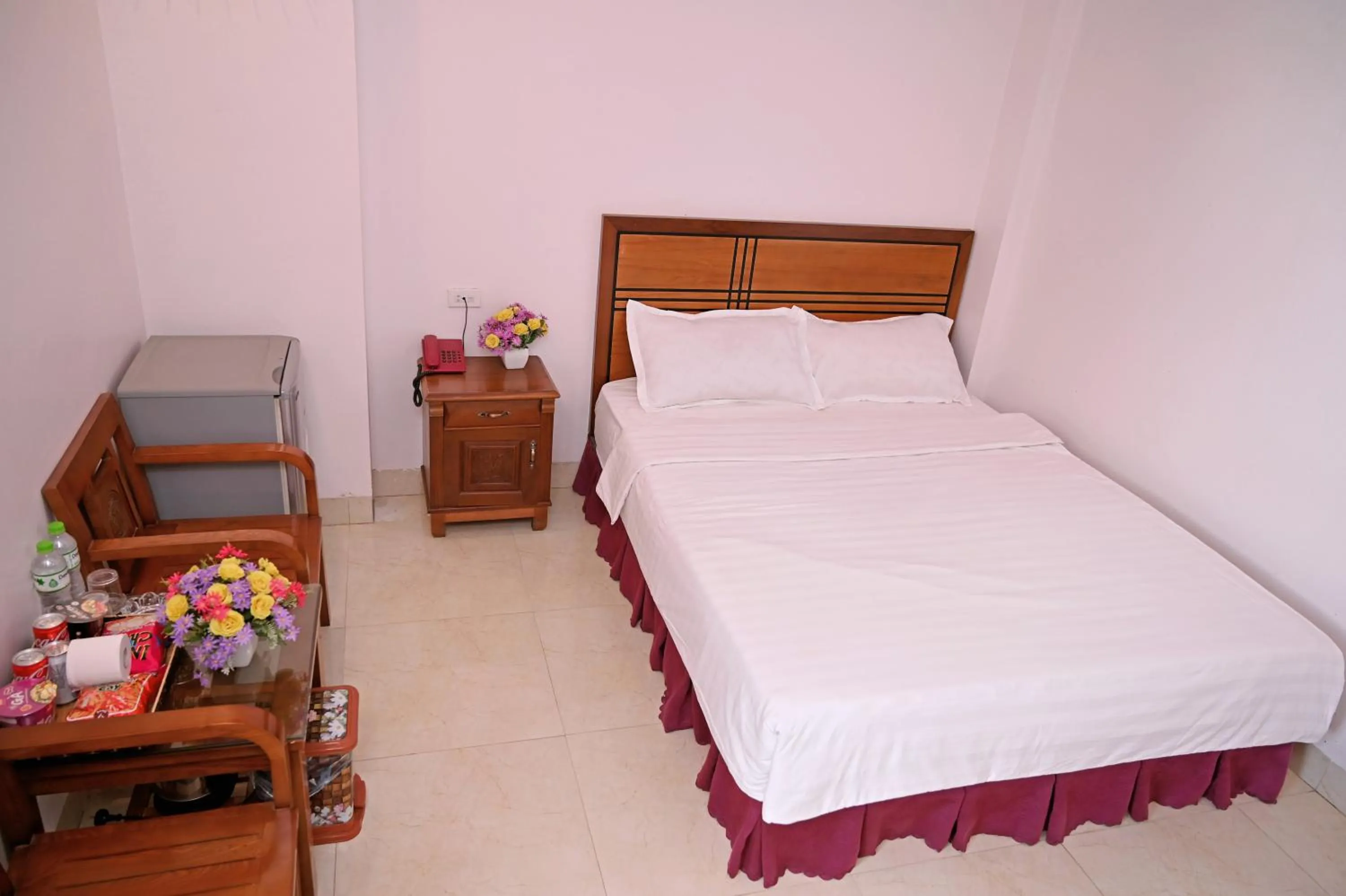 Bed in Khách sạn Hoàng Hà River Town