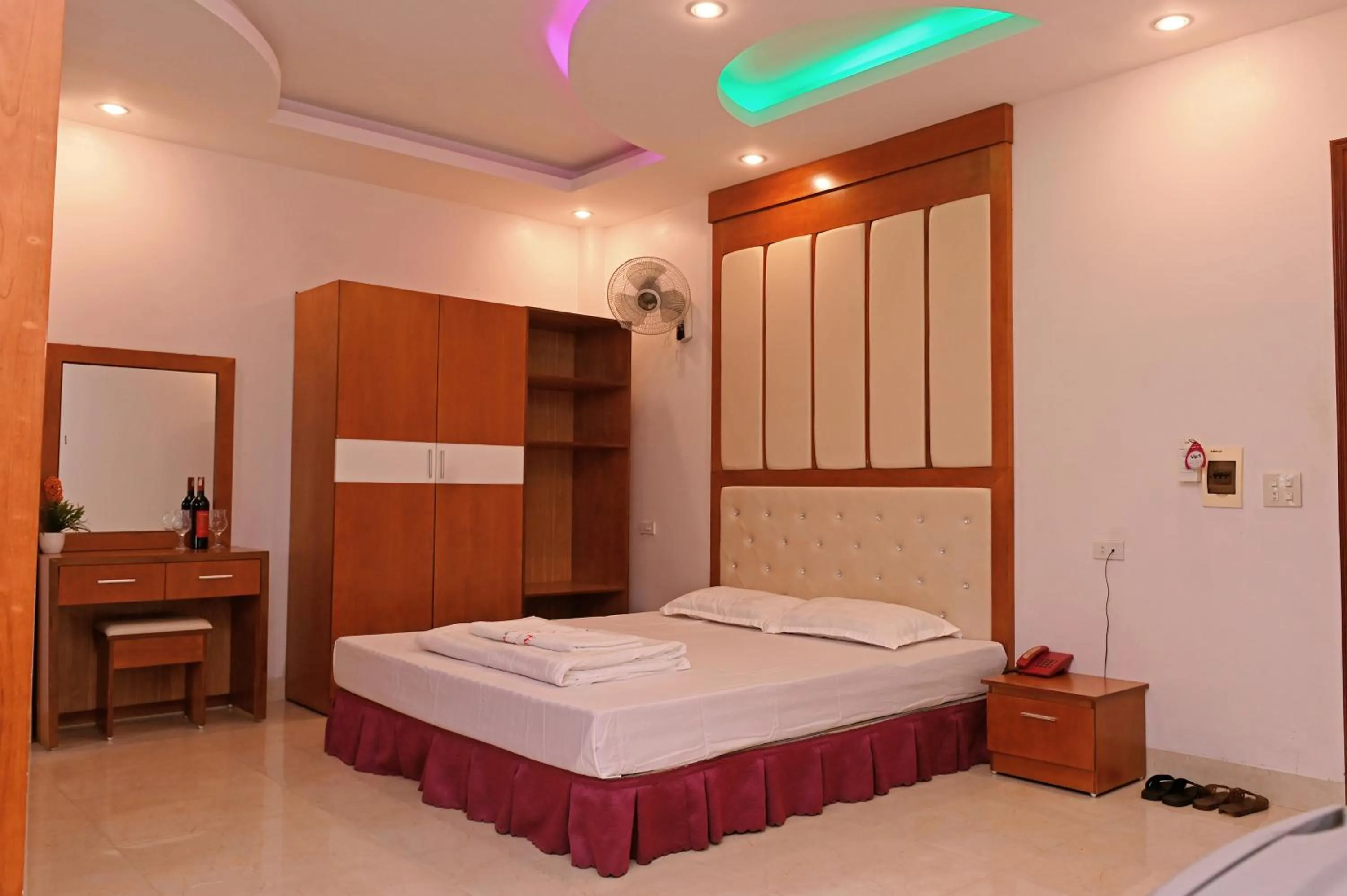 Bed in Khách sạn Hoàng Hà River Town