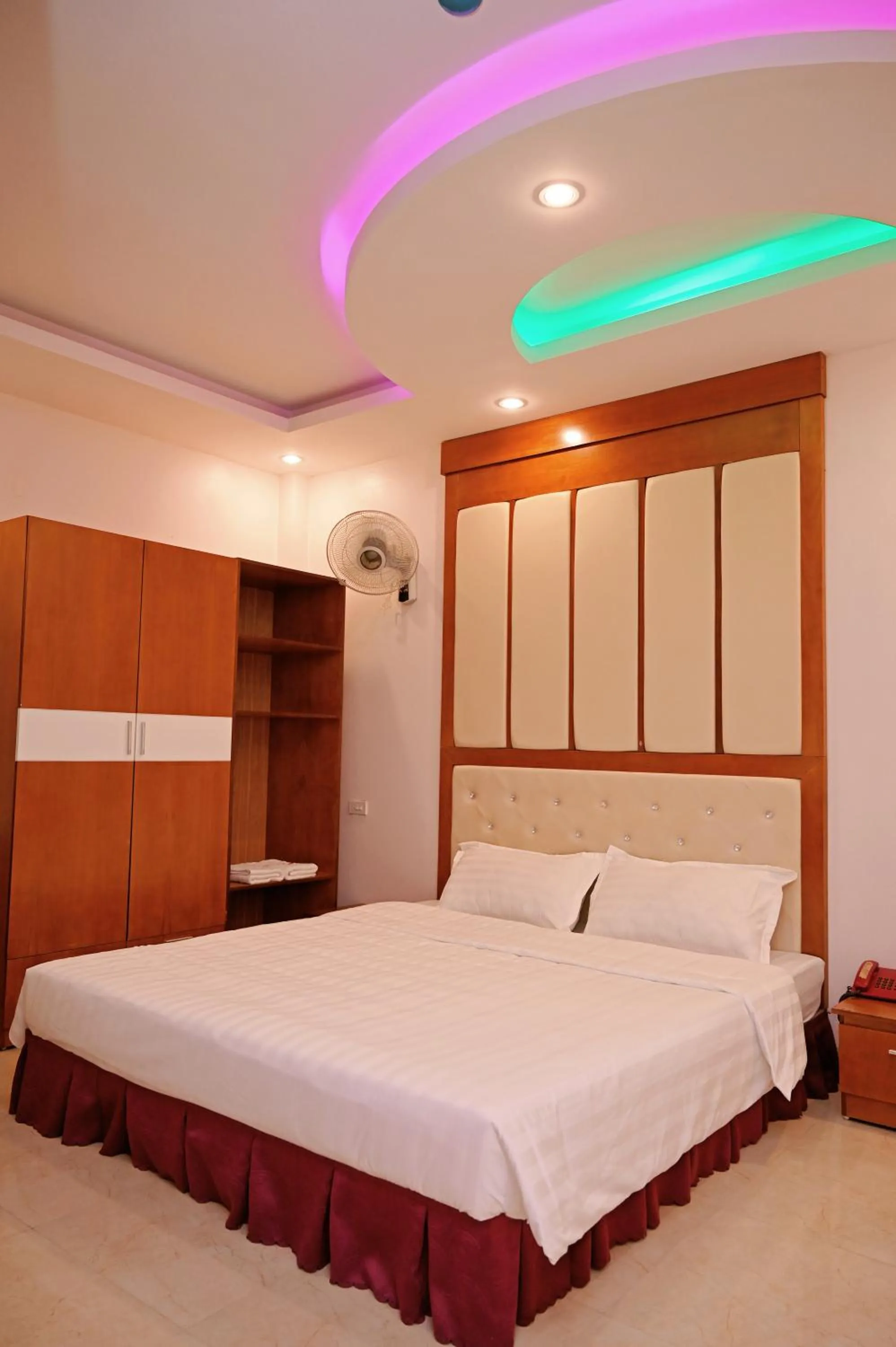 Bed in Khách sạn Hoàng Hà River Town