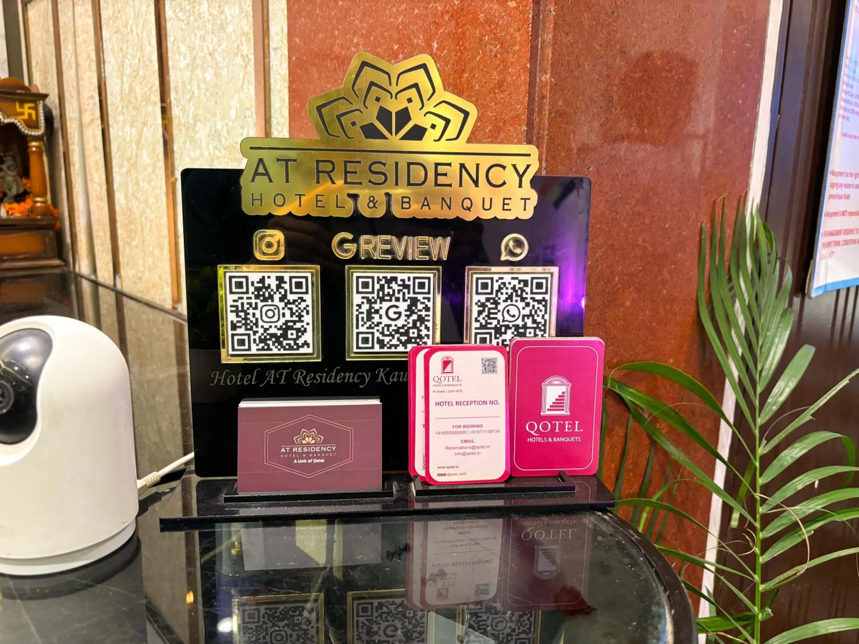 Property logo or sign in Qotel Comfort AT Residency Kaushambi Anand Vihar