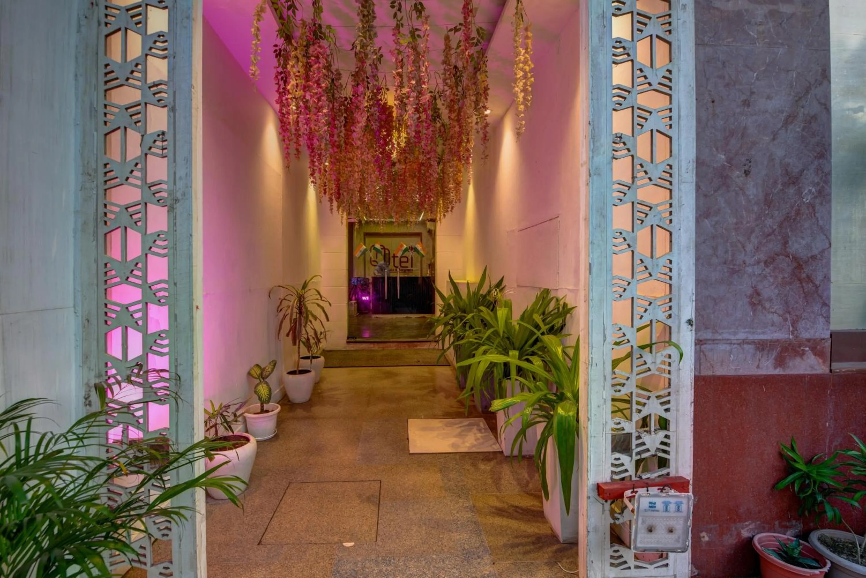 Garden view in Qotel Comfort AT Residency Kaushambi Anand Vihar