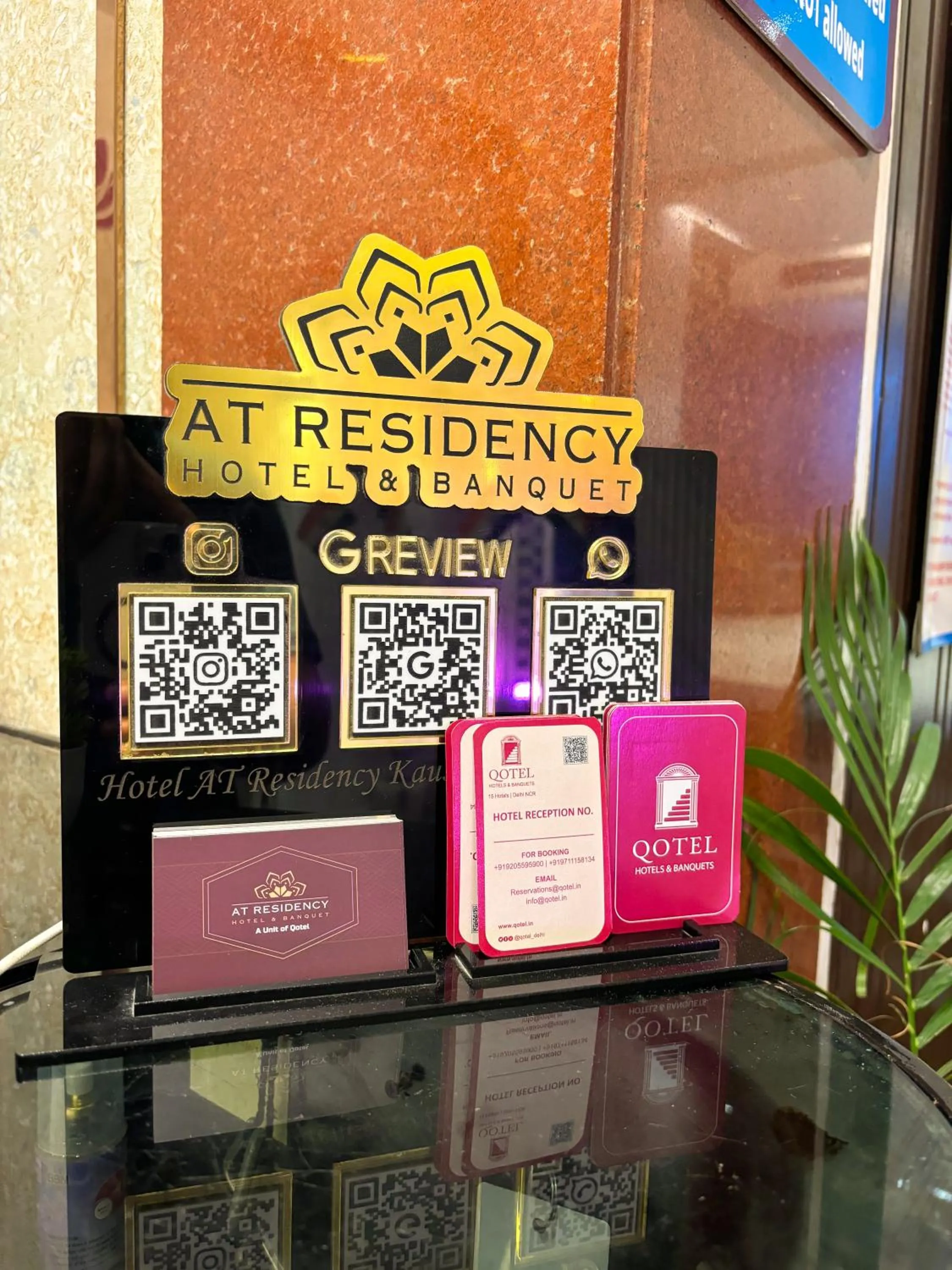 Property logo or sign in Qotel Comfort AT Residency Kaushambi Anand Vihar