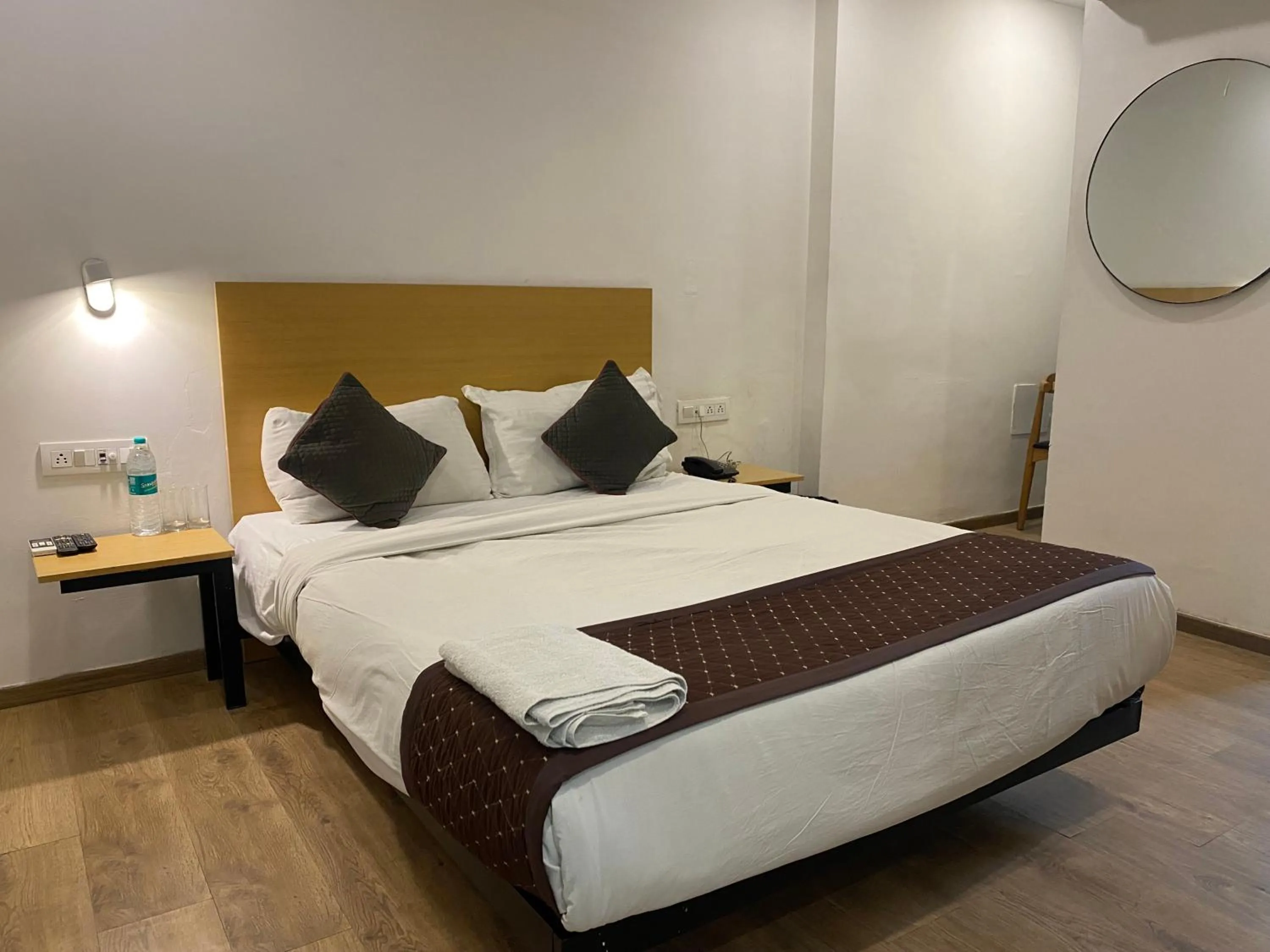 Bed in Qotel Comfort IP Residency East Delhi Preet Vihar