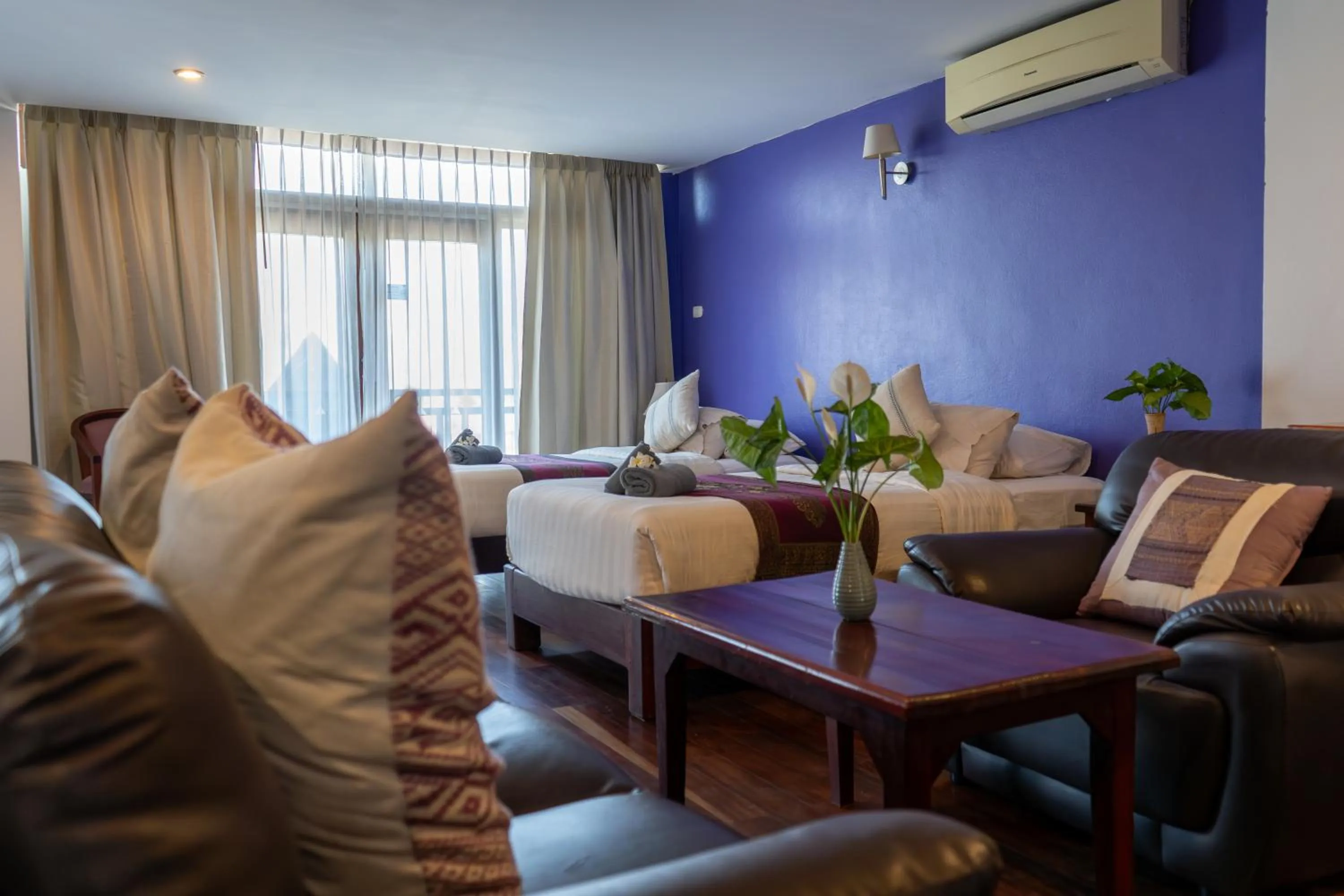 Living room in Silver Naga Hotel