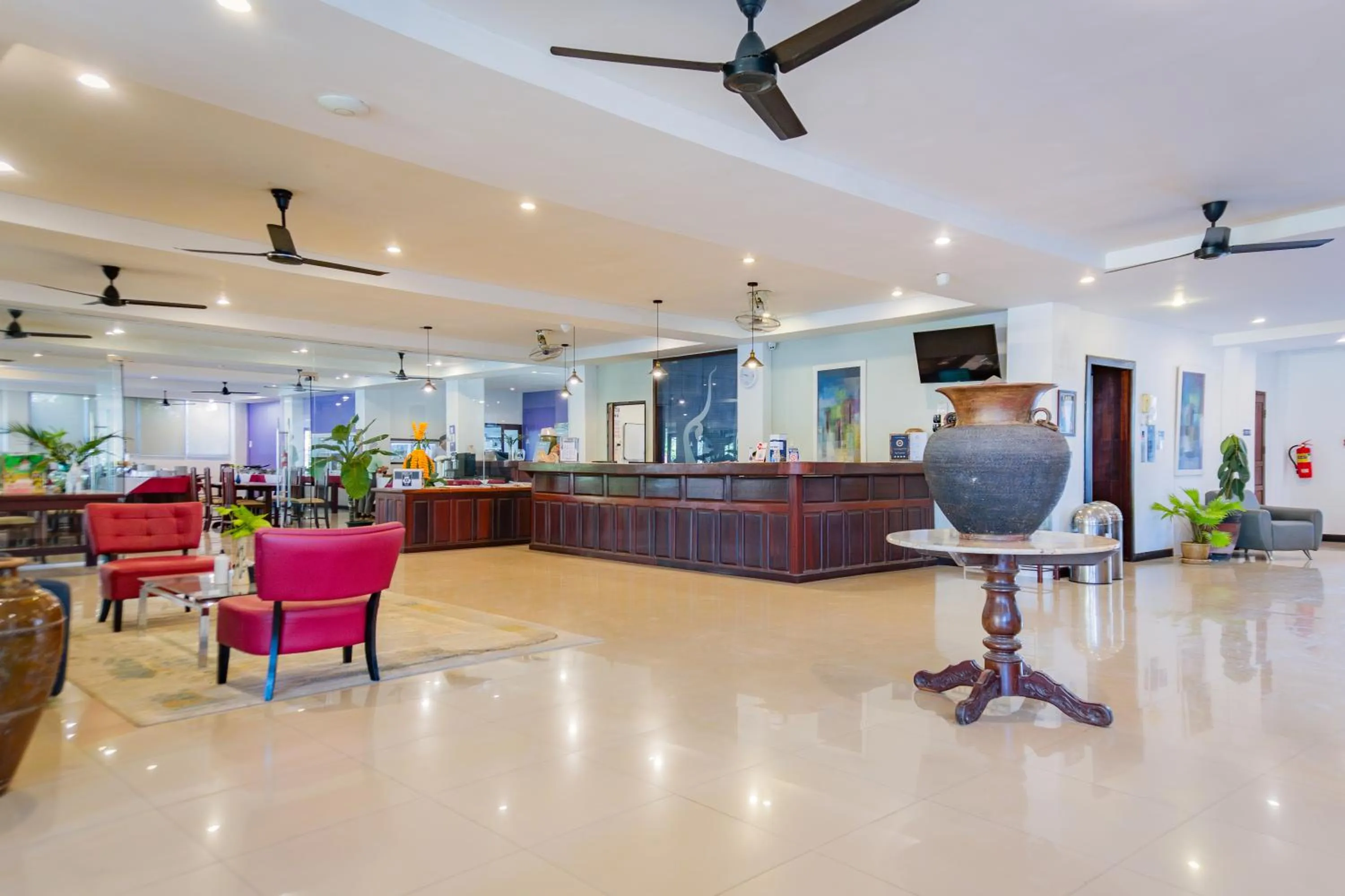 Lobby or reception in Silver Naga Hotel