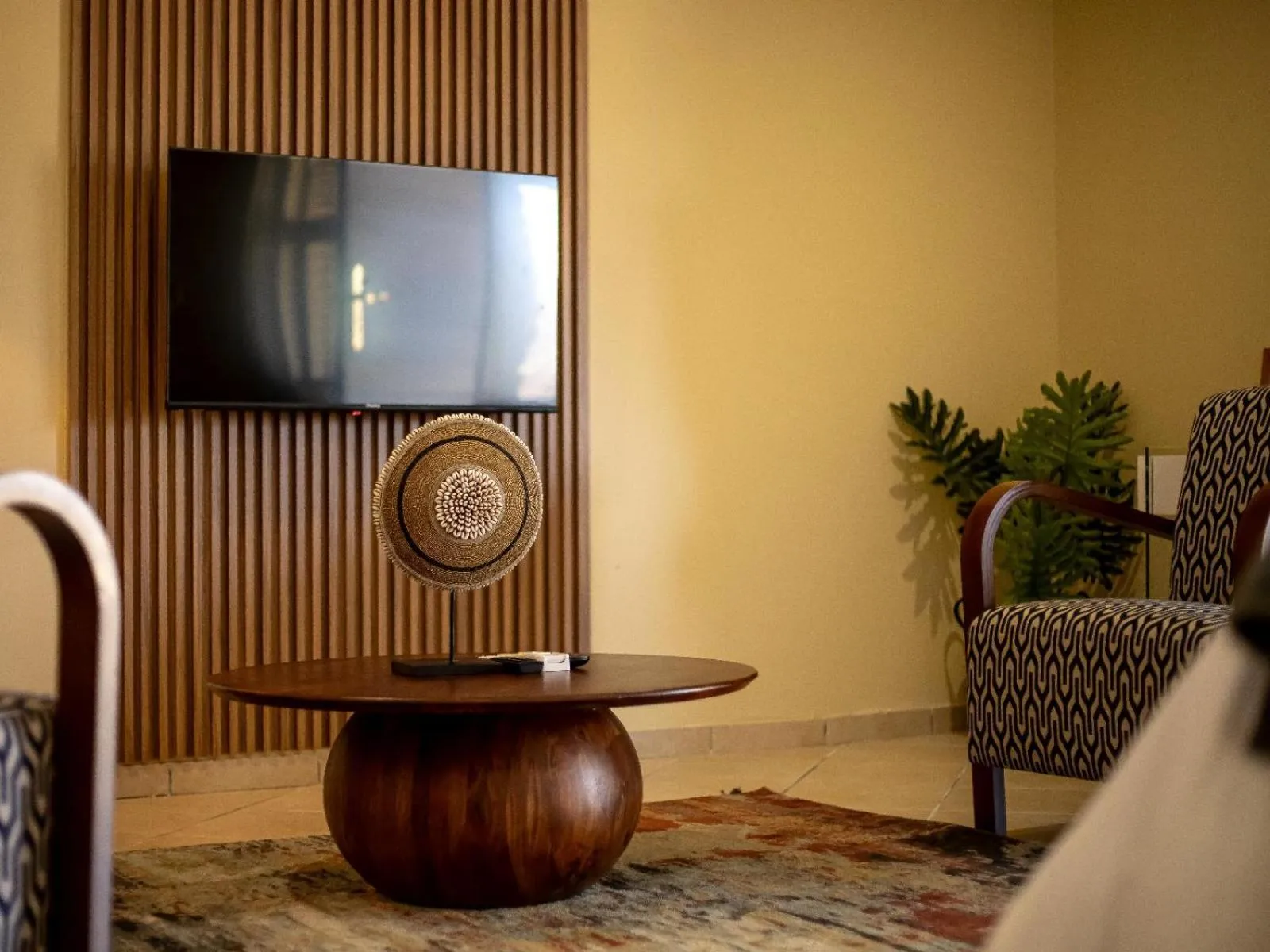 Seating area in Shekinah Lion & Game Lodge