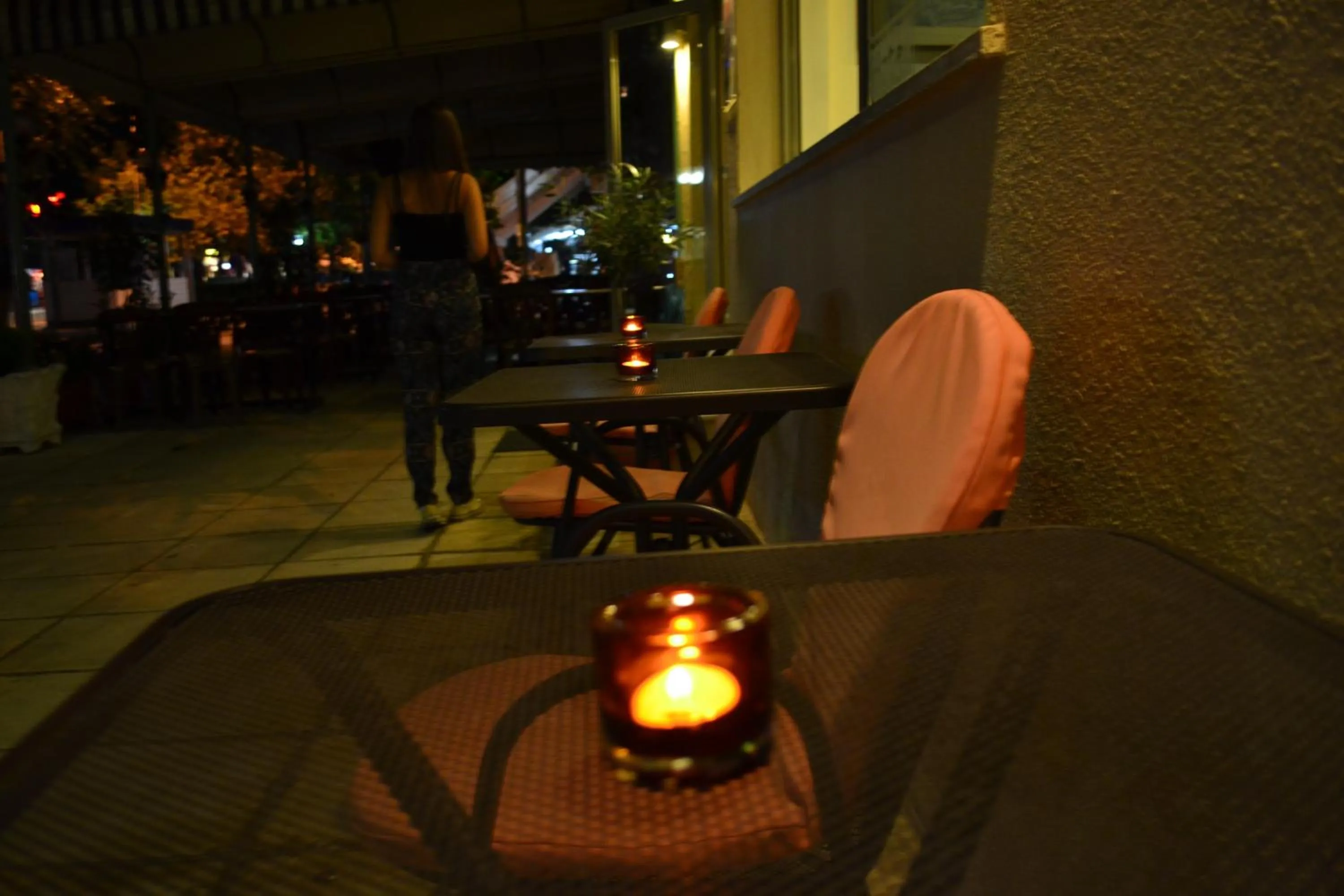 Patio in Hotel Strimoniko