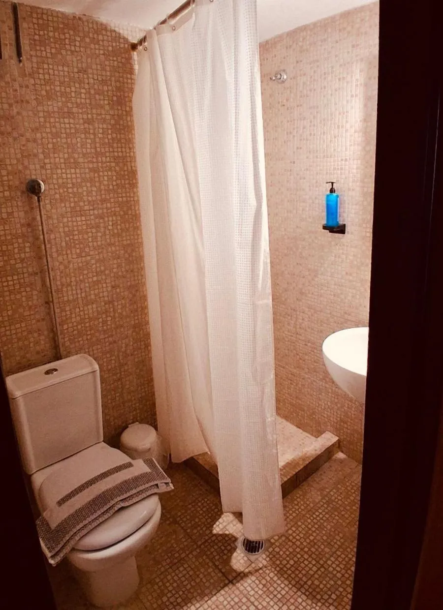 Shower in Hotel Strimoniko