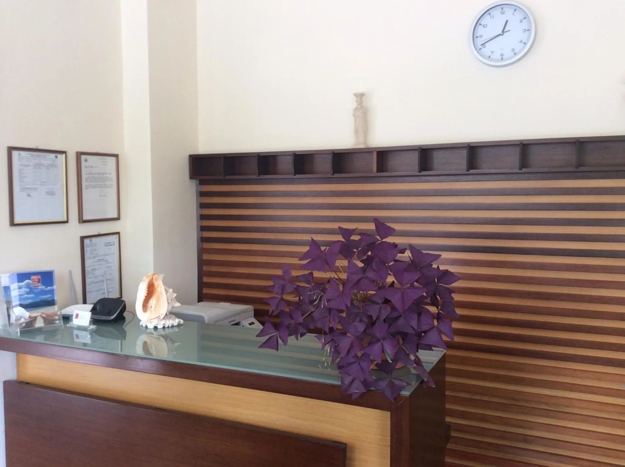 Lobby or reception in Hotel Strimoniko