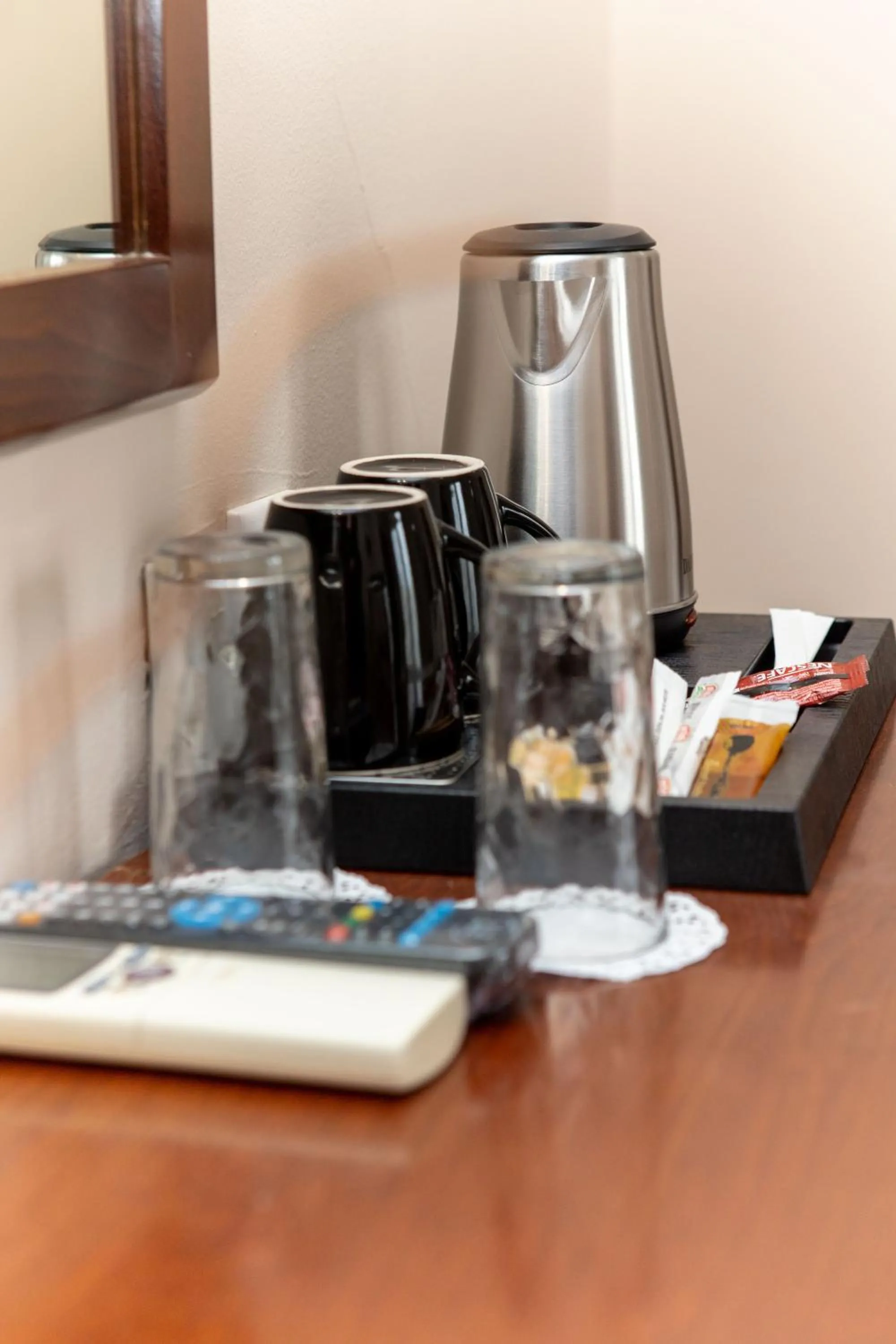Coffee/tea facilities in Hotel Strimoniko