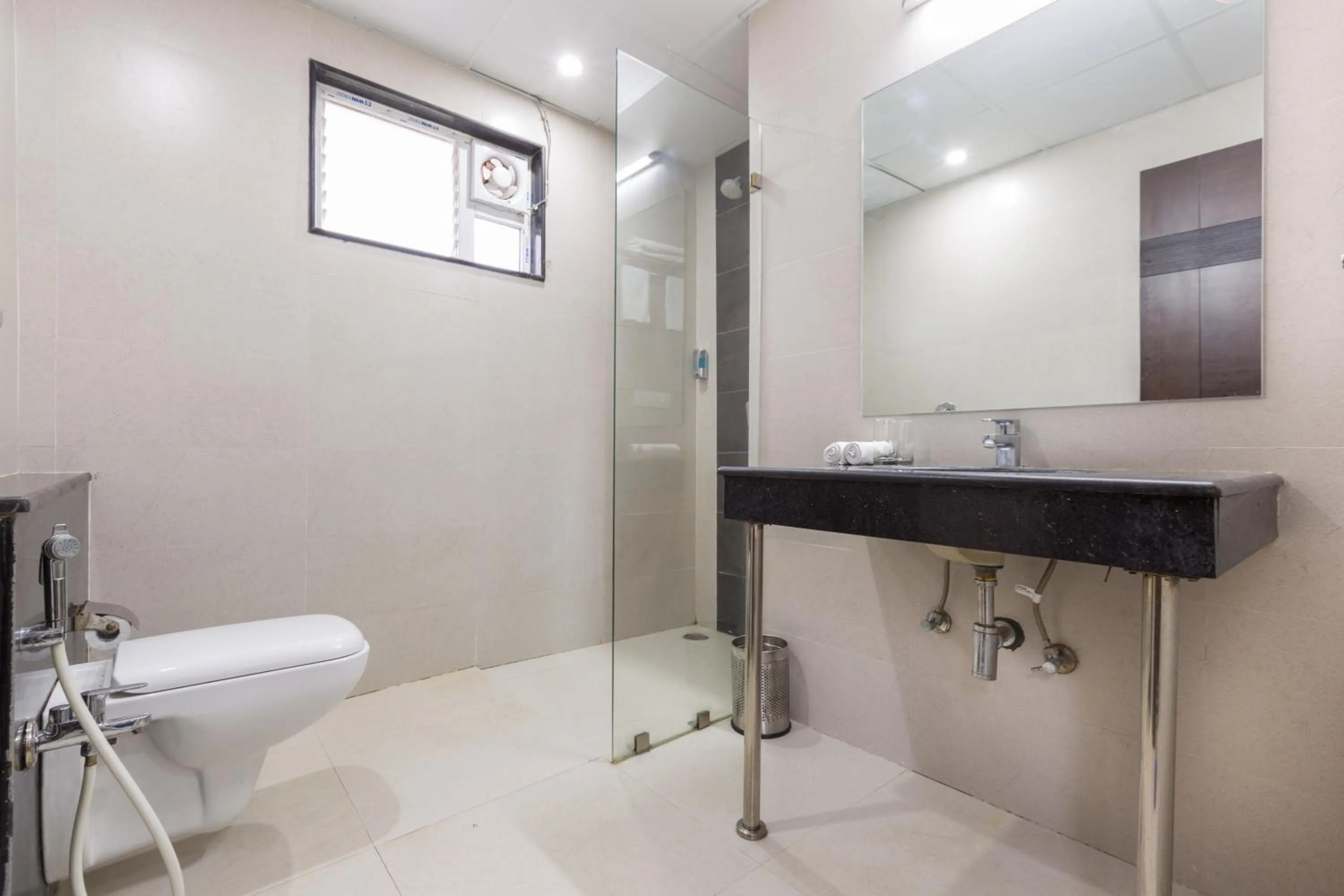 Shower in Sanctum Suites BEL Road Bangalore