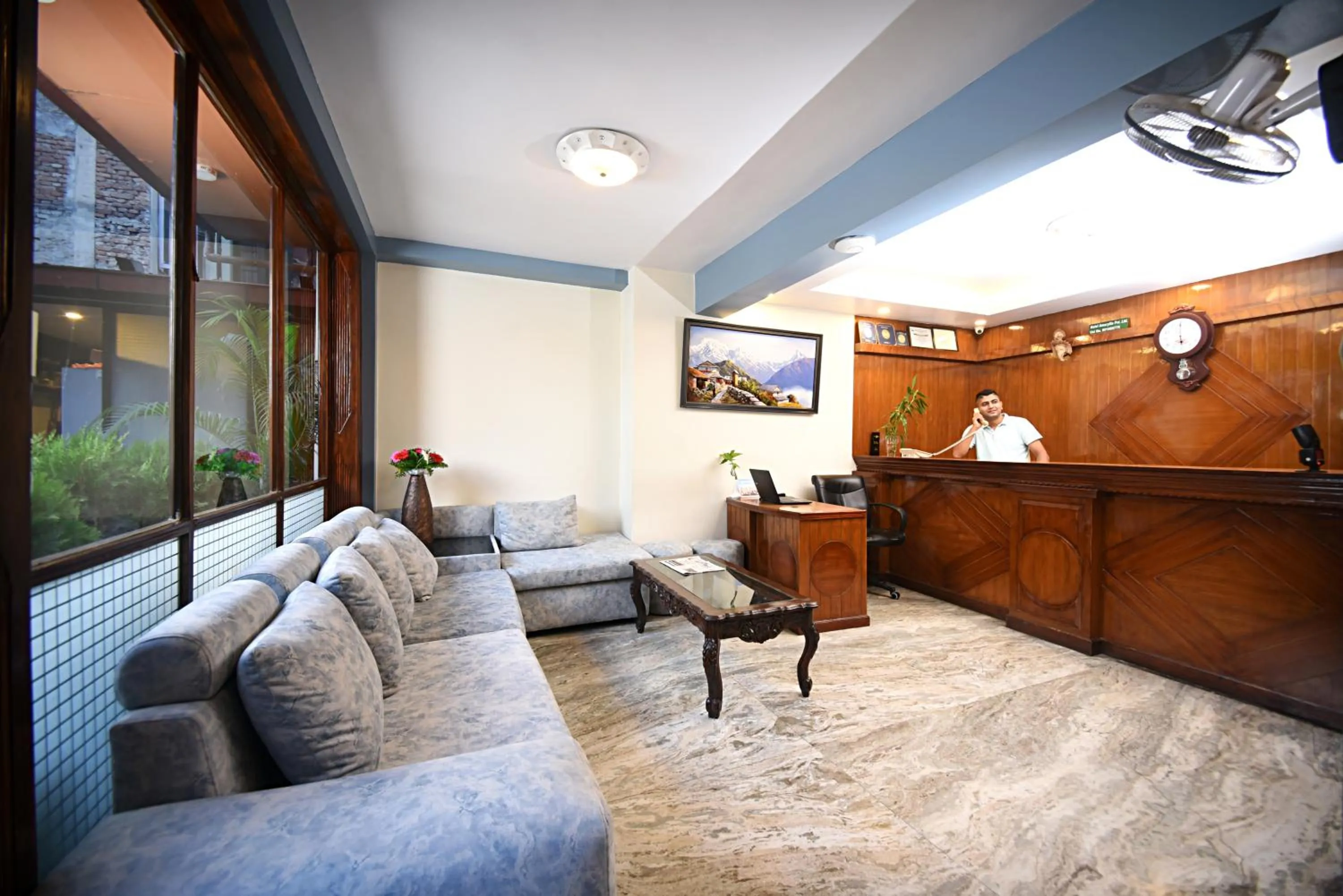 Lobby or reception in Hotel Amaryllis