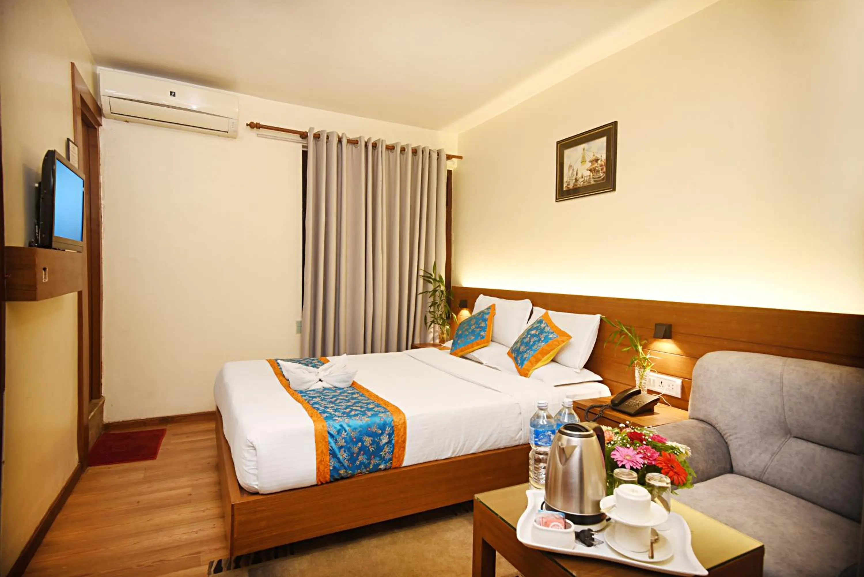 Bed in Hotel Amaryllis