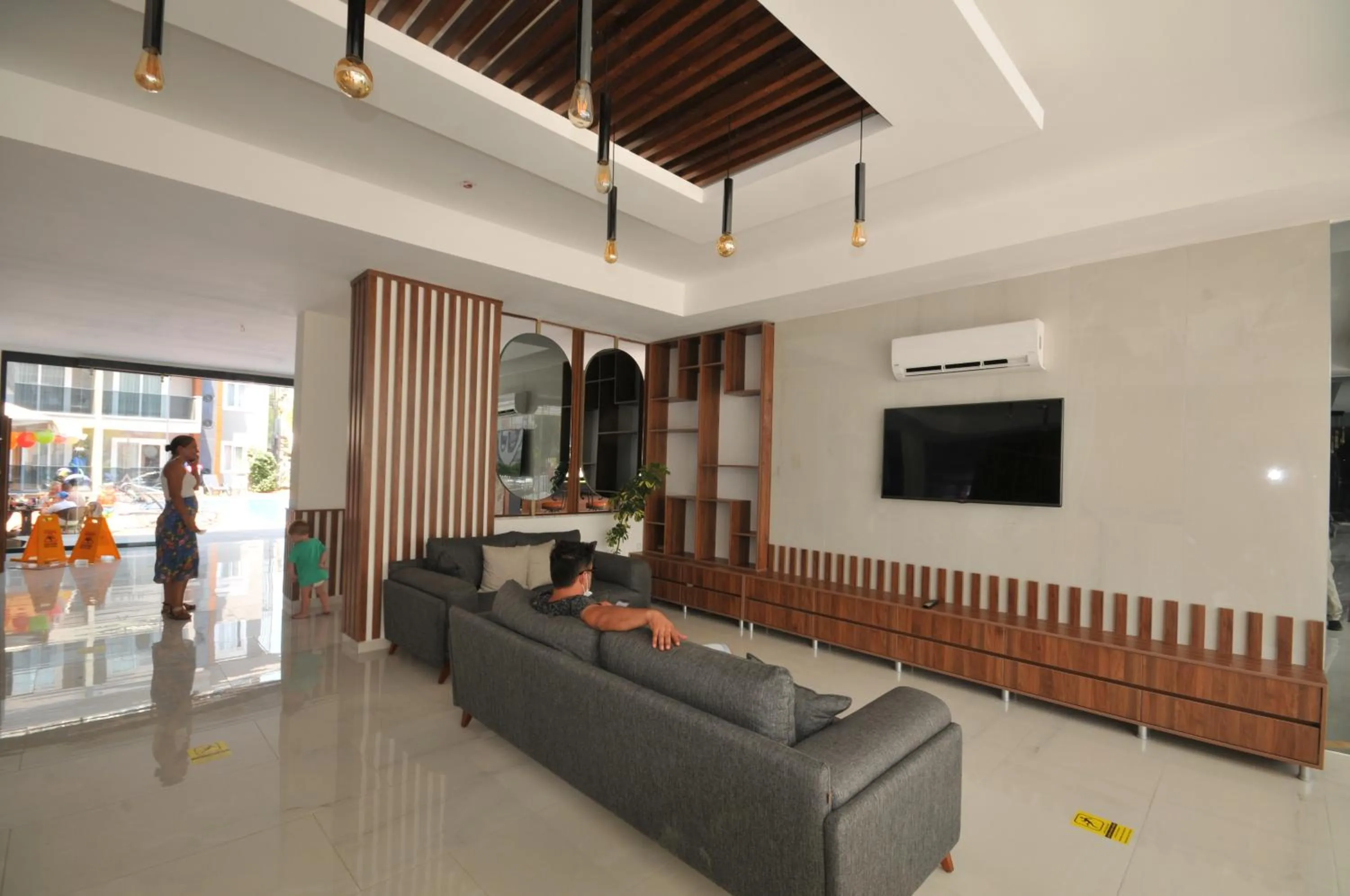 Seating area in Isla Apart