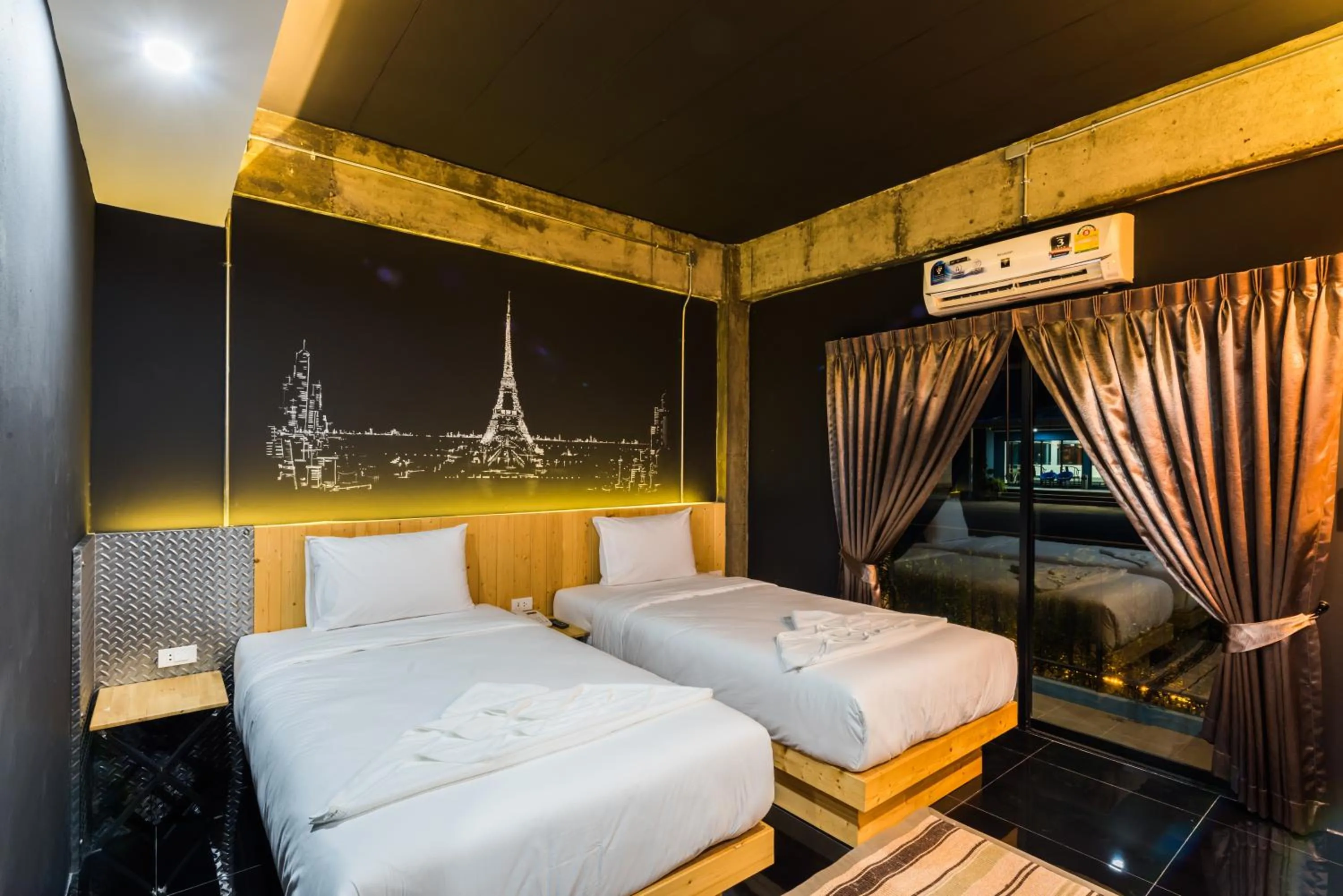 Bed in Nine blue residence