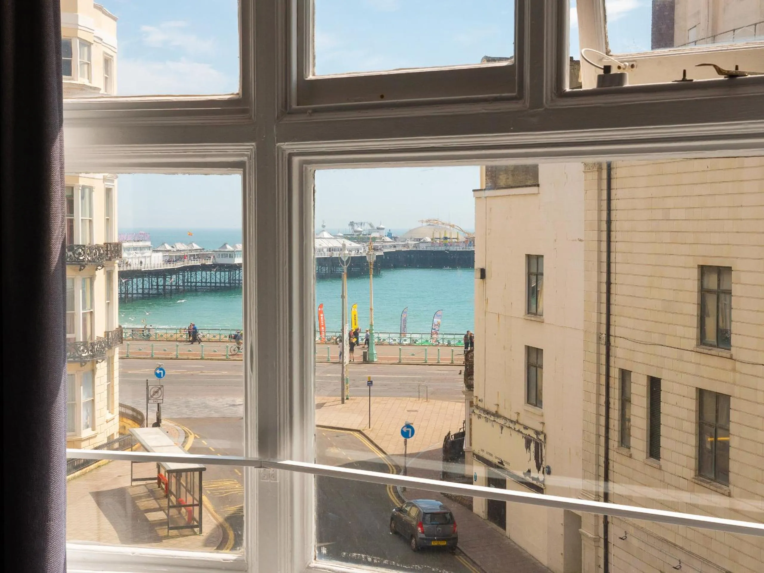 Sea view in YHA Brighton Hostel