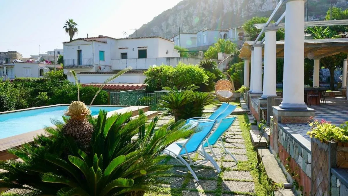 Garden view in Villa Amalu Capri Piscina e Giardino