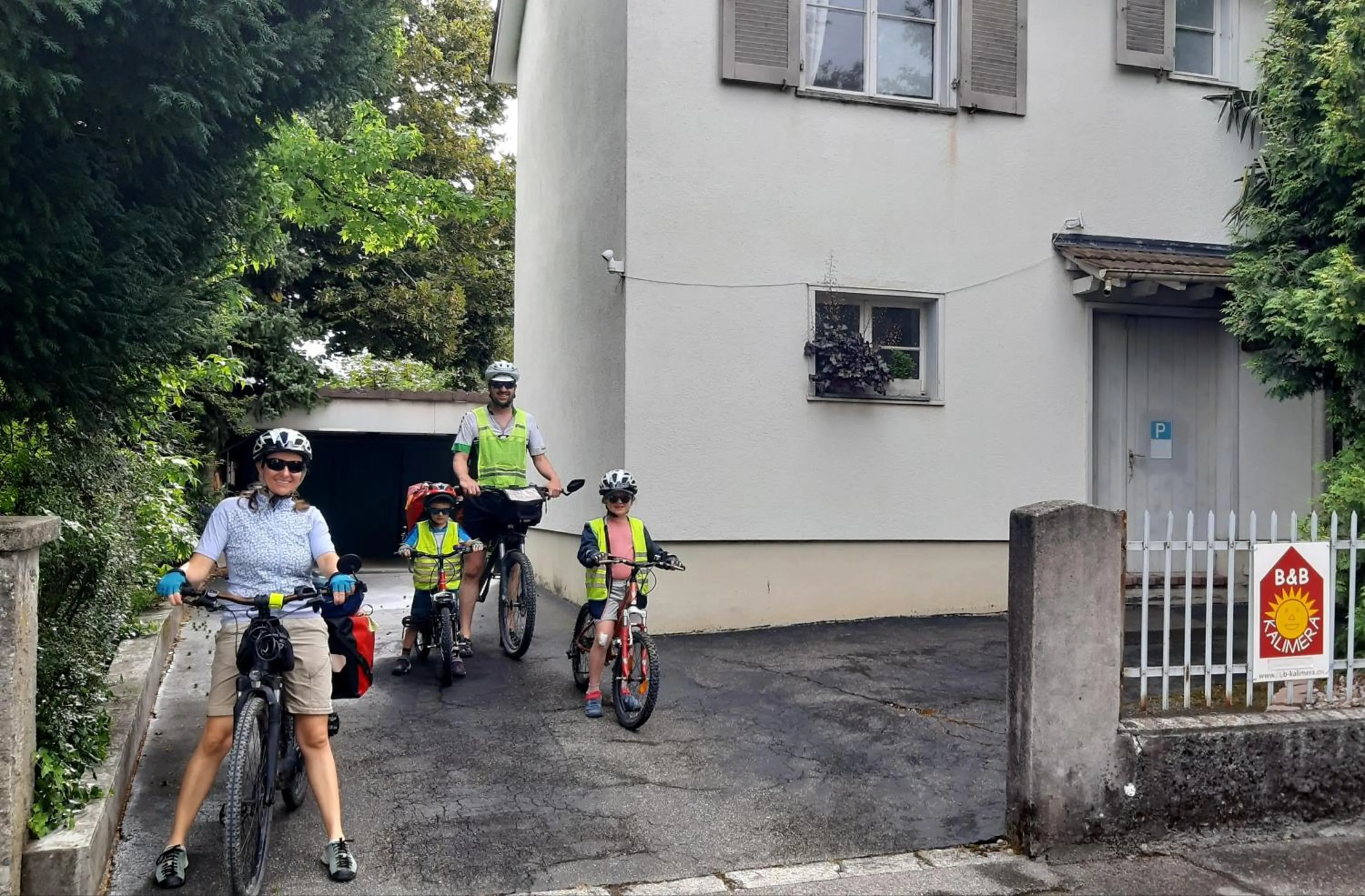 Cycling in B&B Kalimera Pratteln