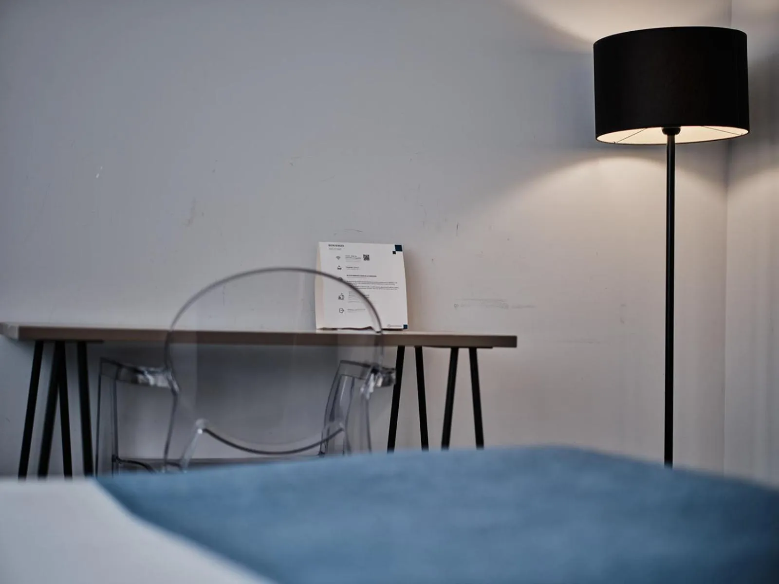 Photo of the whole room, Bed in Hotel Lux Santiago