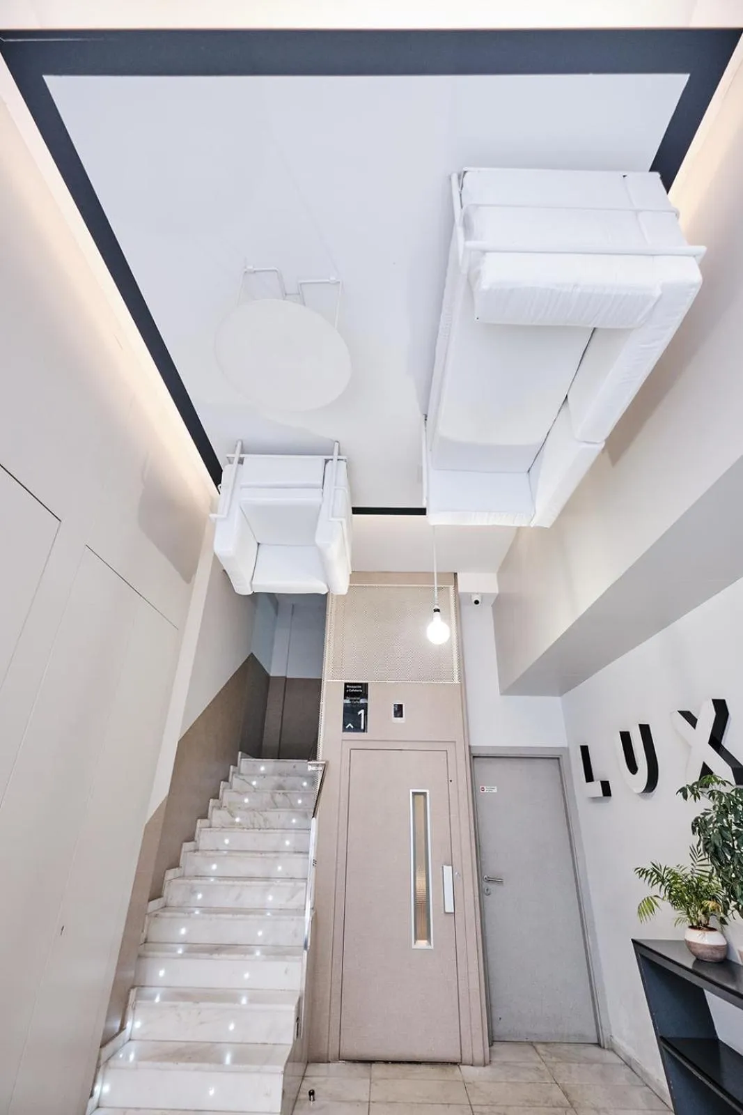 Property building in Hotel Lux Santiago