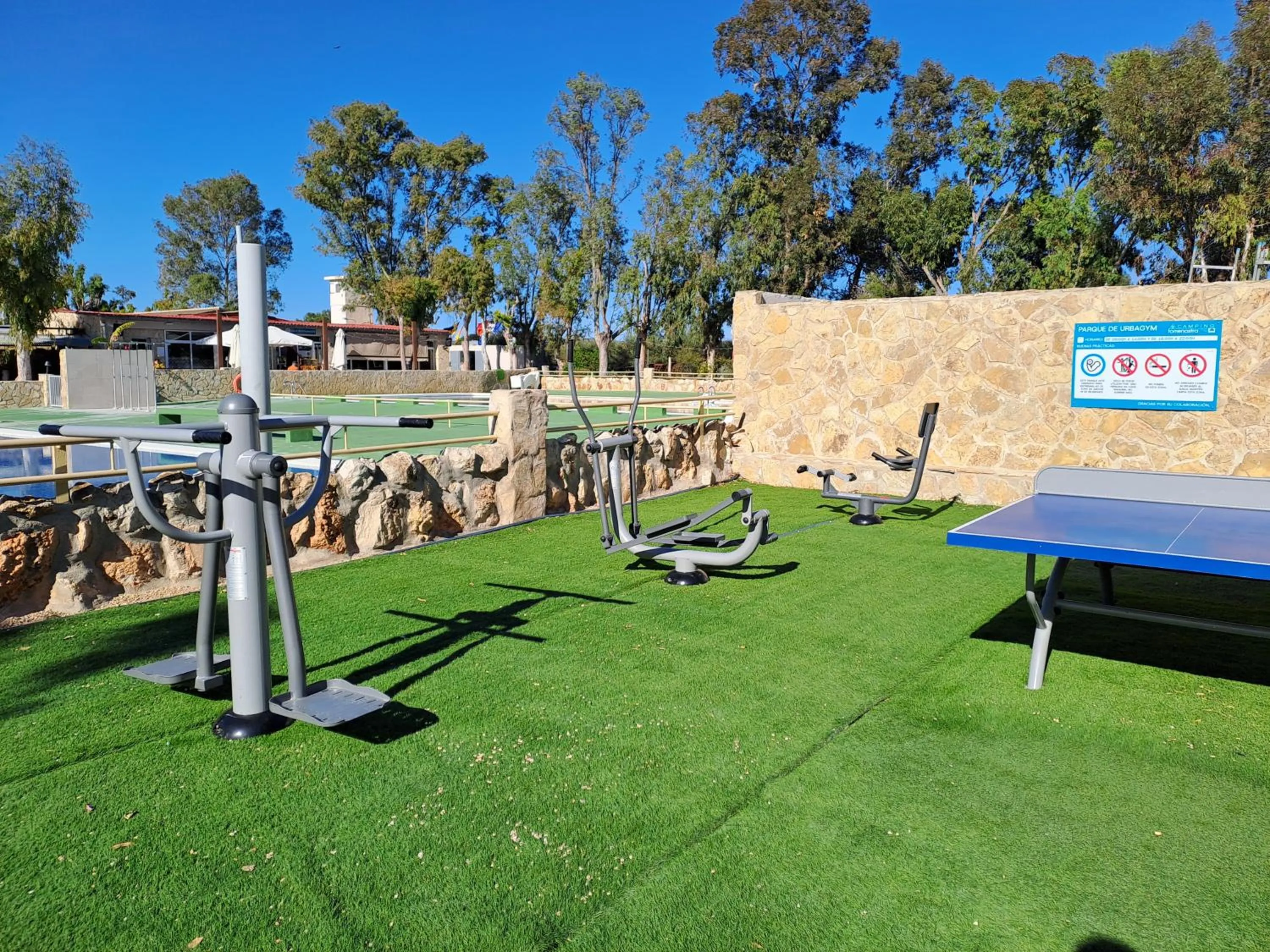 Fitness centre/facilities in Camping Torrenostra