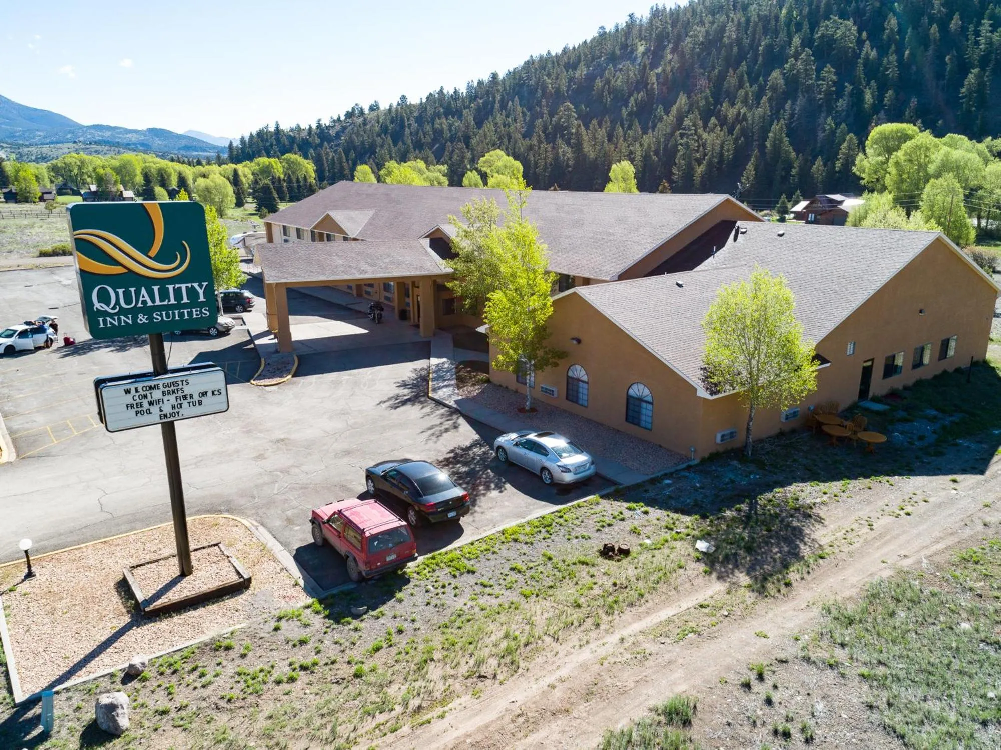 Bird's eye view in Quality Inn & Suites