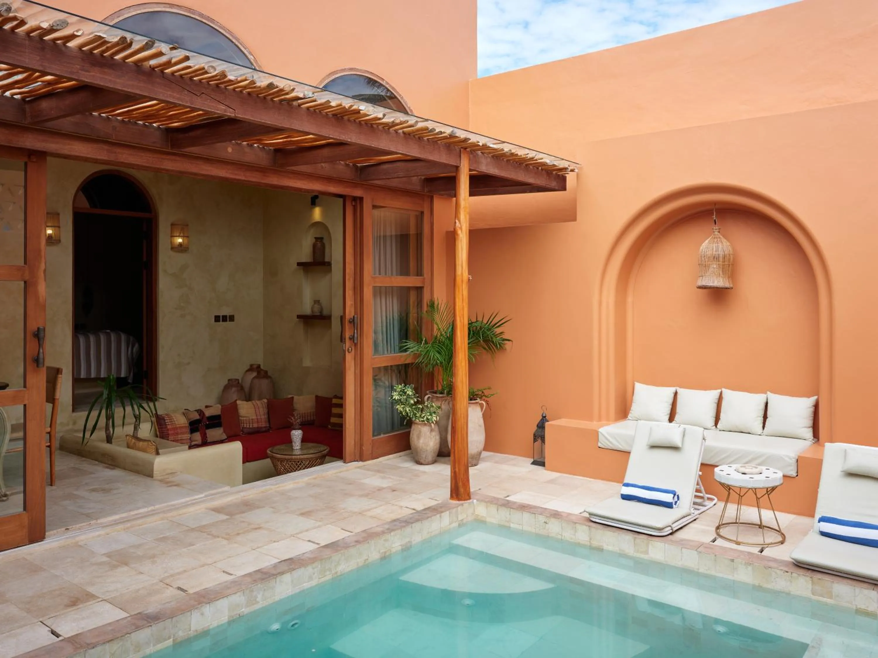 Seating area in Lina Boutique Villas and Spa