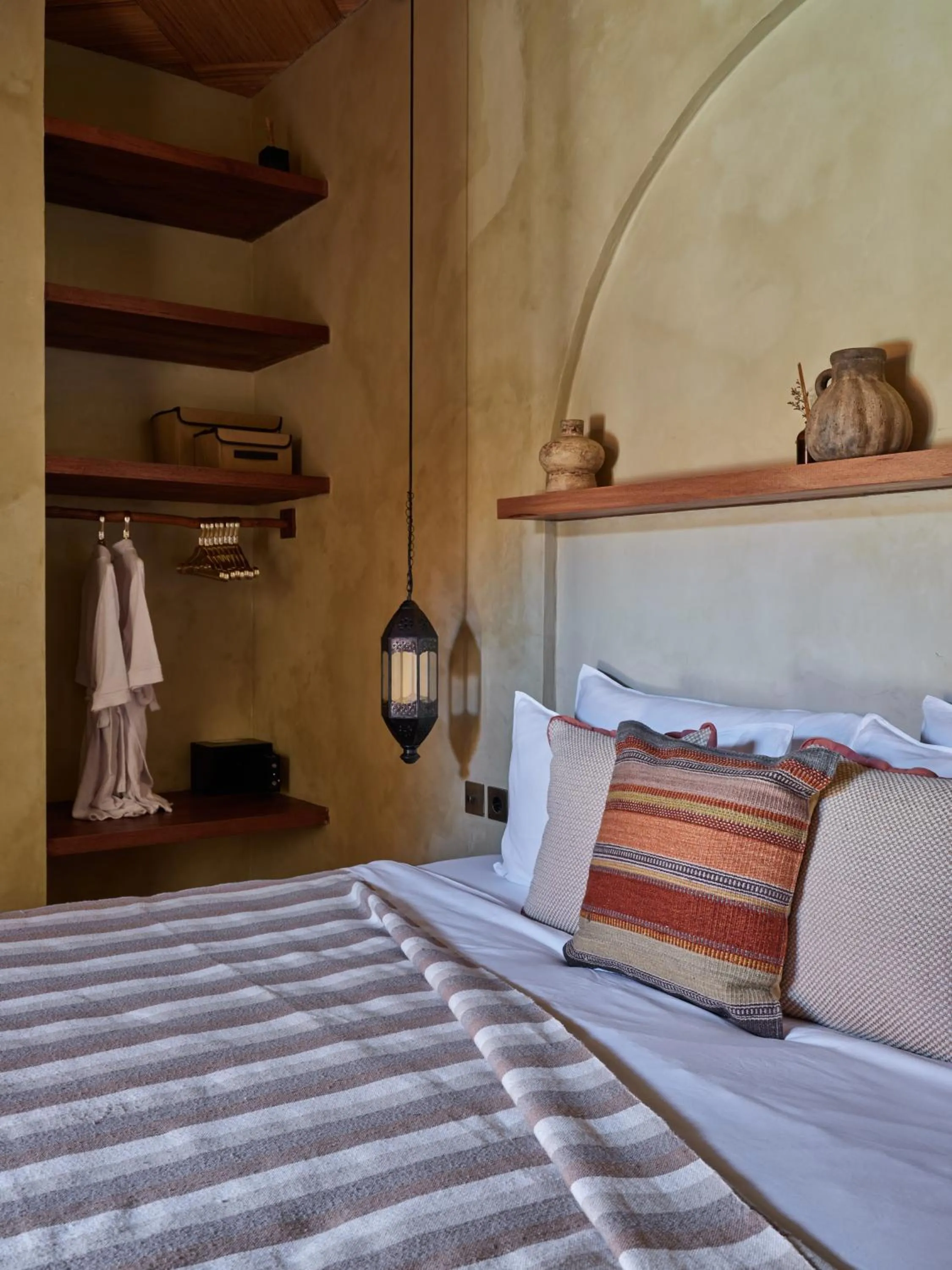 Bed in Lina Boutique Villas and Spa