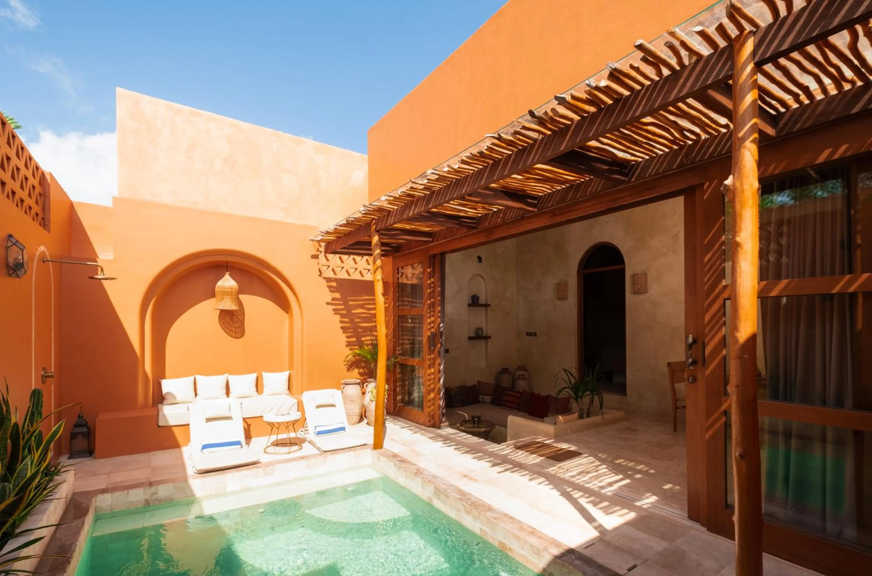 Pool view in Lina Boutique Villas and Spa