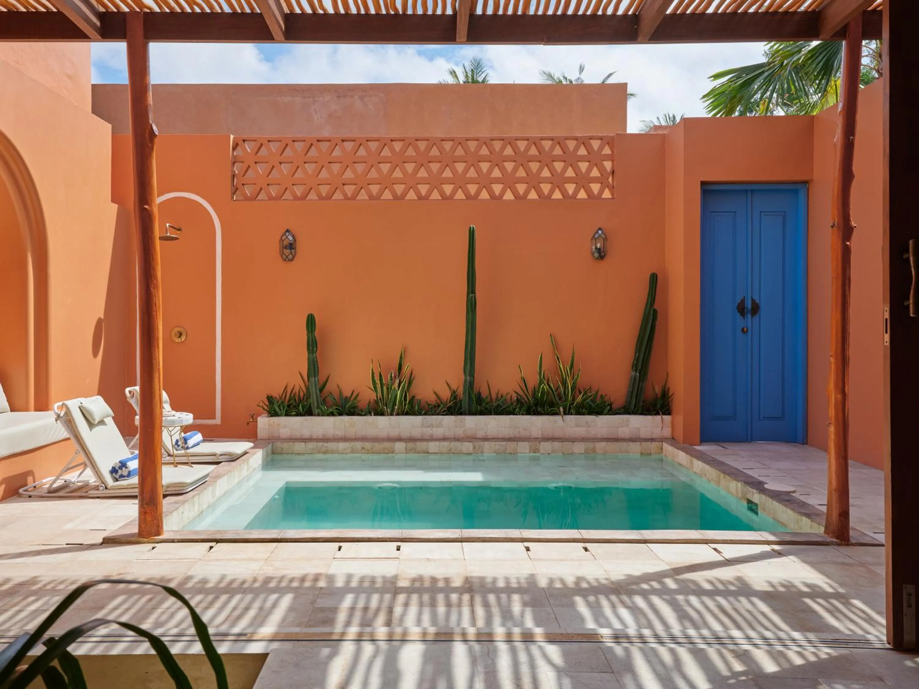 Pool view in Lina Boutique Villas and Spa