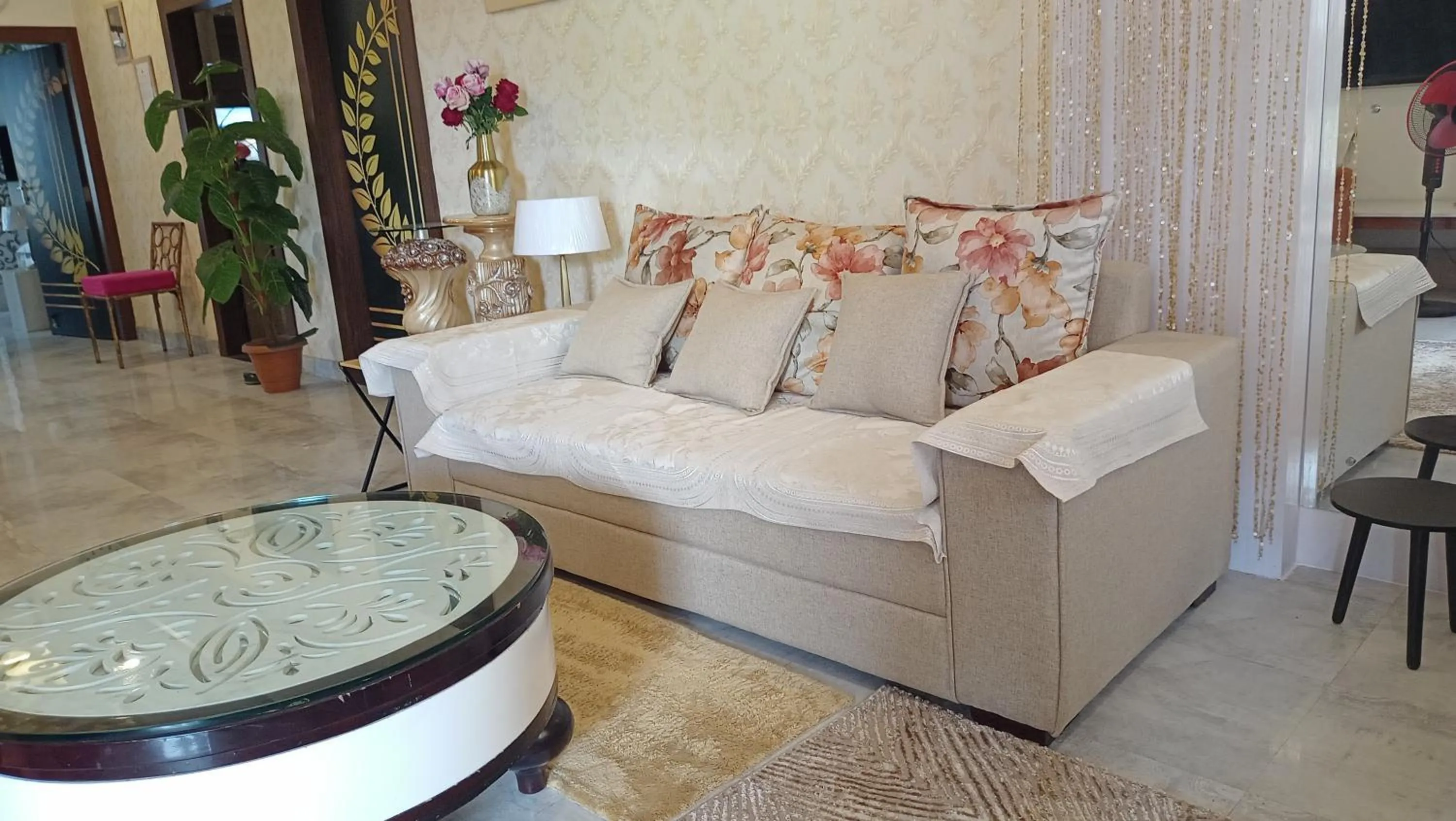 Living room in 7 Sisters Homestay