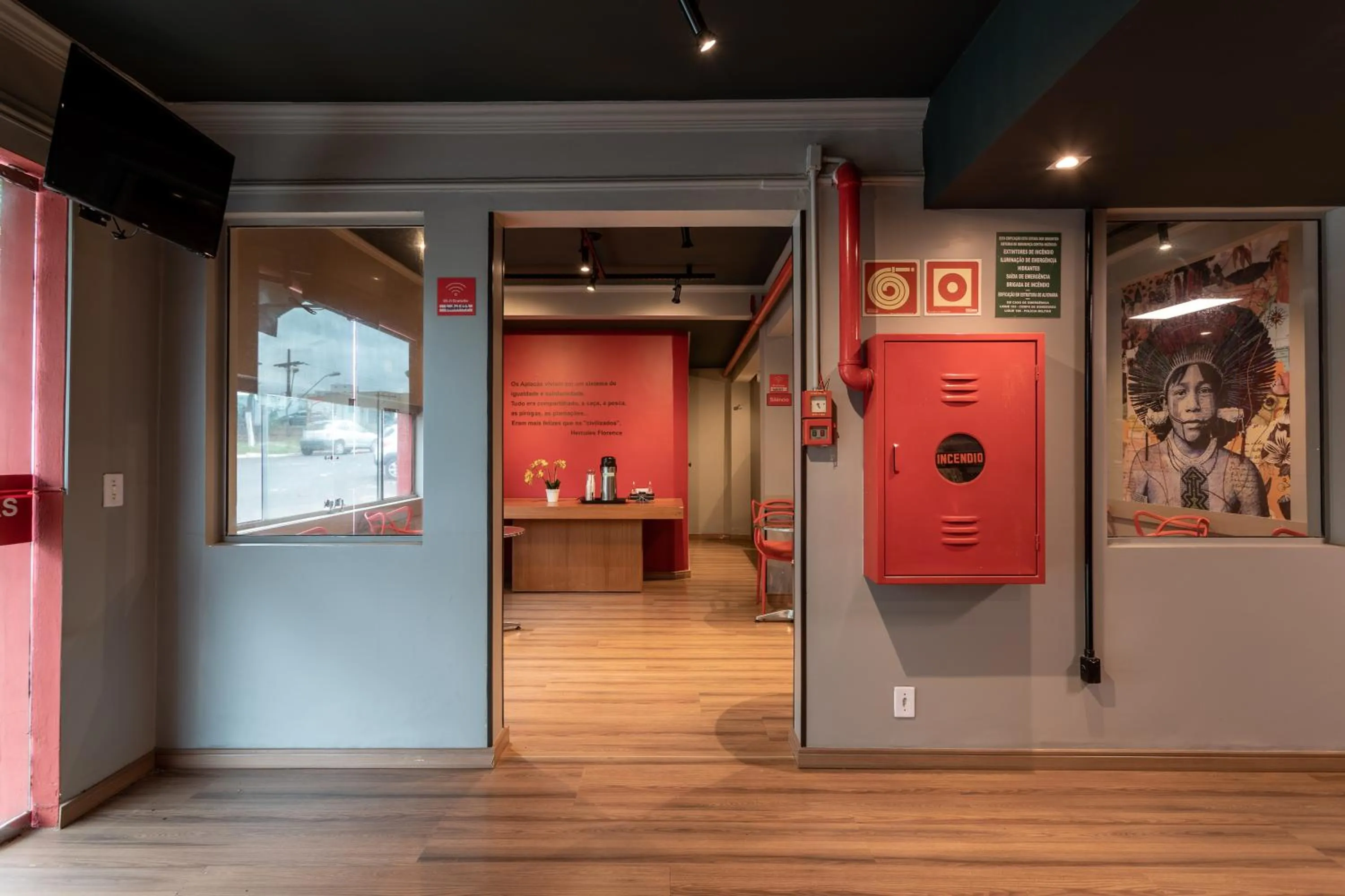 Lobby or reception in Hotel Apiacas