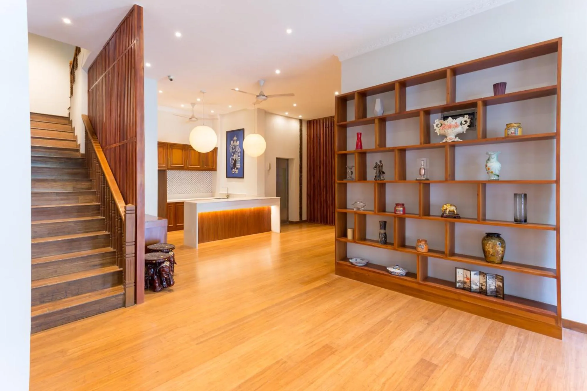 Lobby or reception, Bed in Serene Villa 38